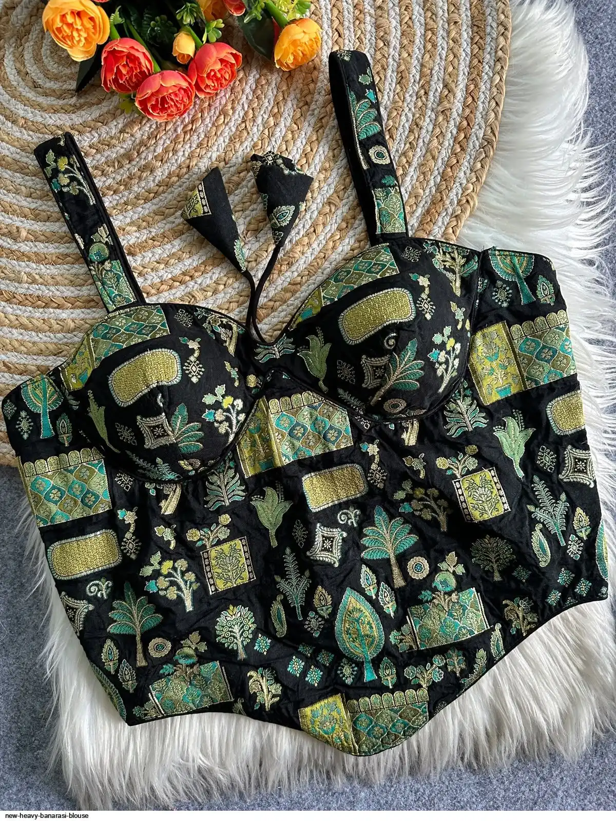 NEW HEAVY BANARASI BLOUSE 12