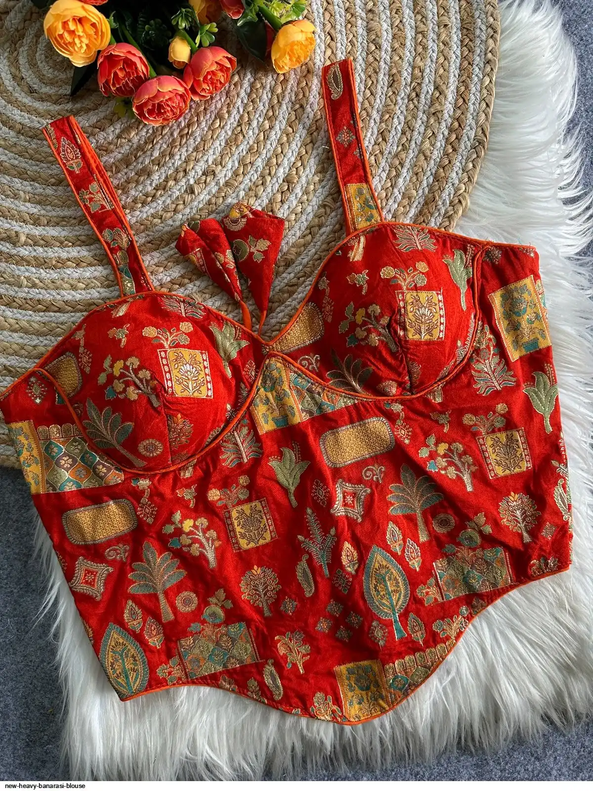 NEW HEAVY BANARASI BLOUSE 14
