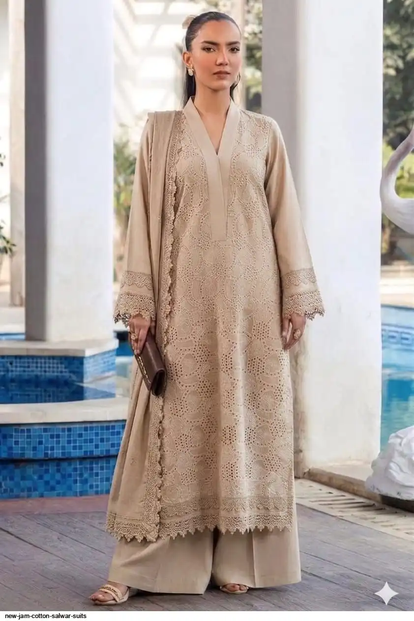NEW JAM COTTON SALWAR SUITS B