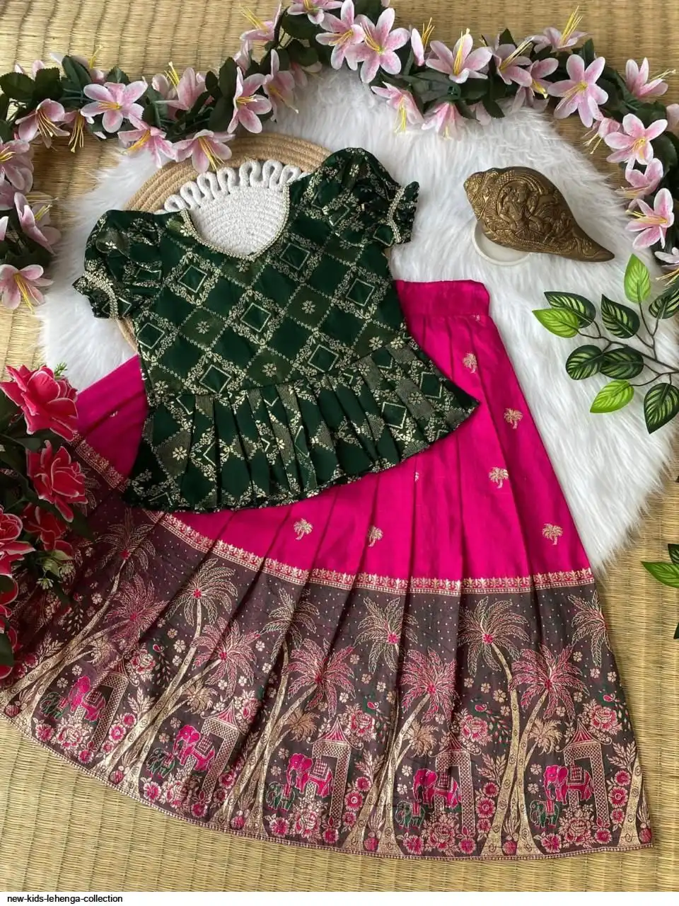 NILON DOLA SILK WITH ZARI DESIGN LEHENGA CHOLI C