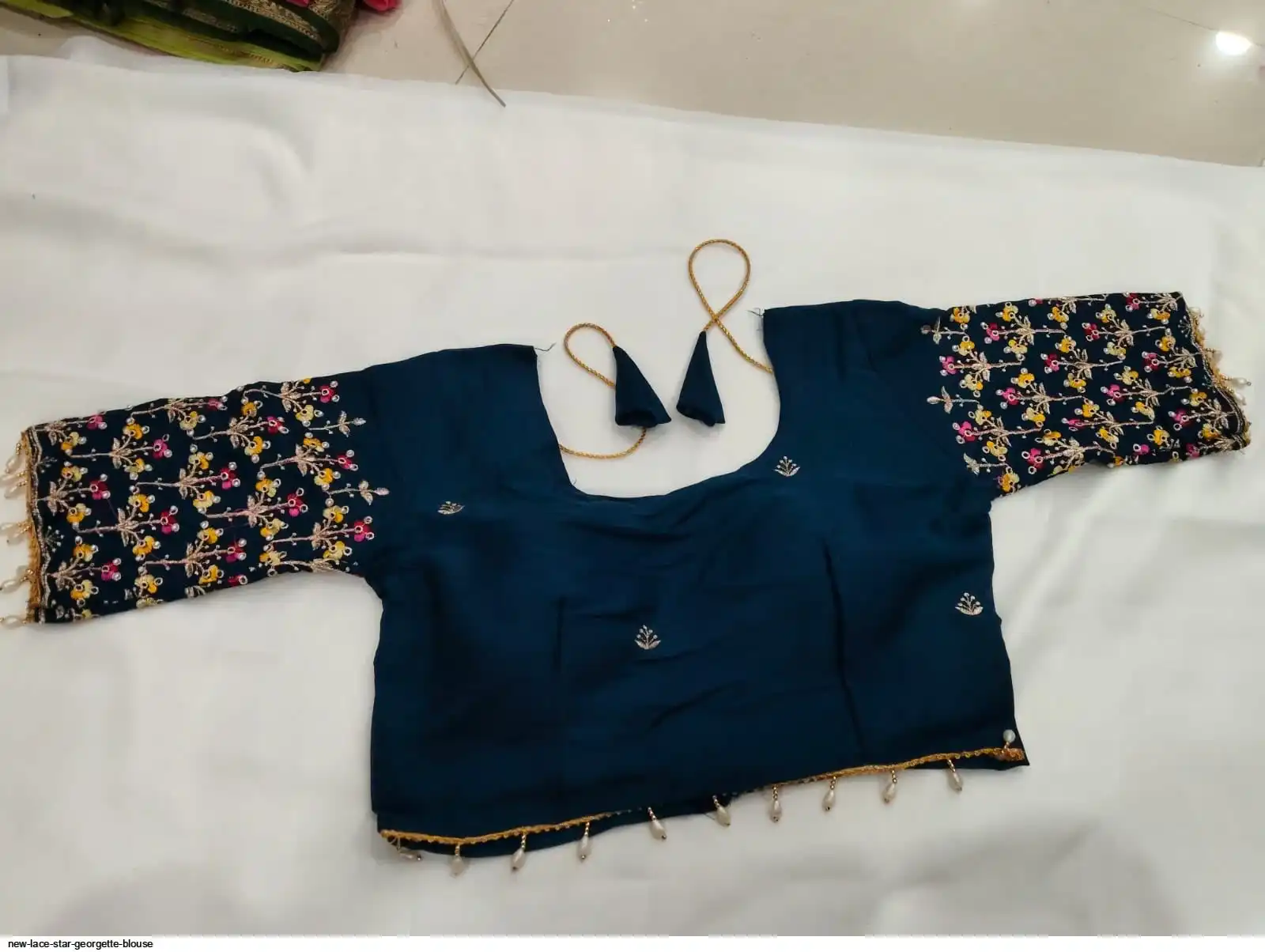 NEW LACE STAR GEORGETTE BLOUSE 2