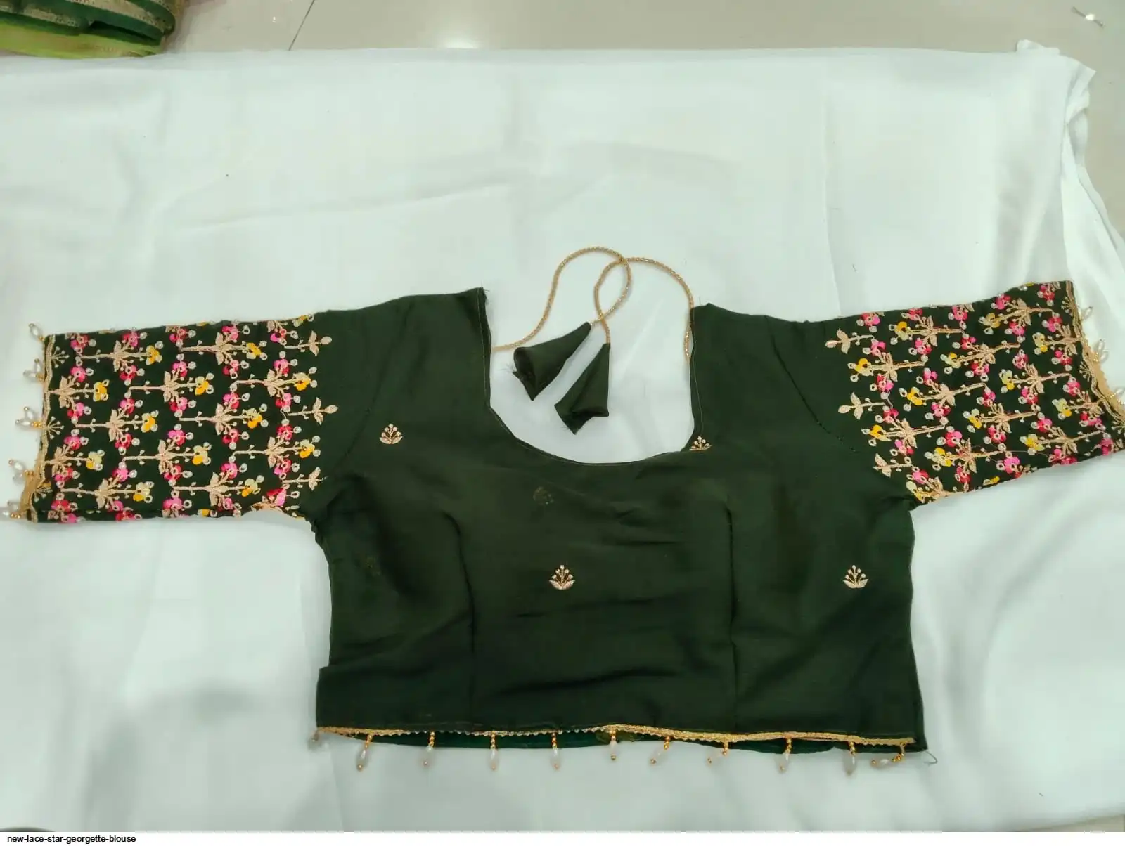 NEW LACE STAR GEORGETTE BLOUSE 4