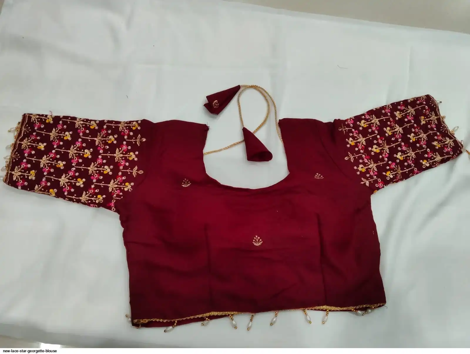 NEW LACE STAR GEORGETTE BLOUSE 3