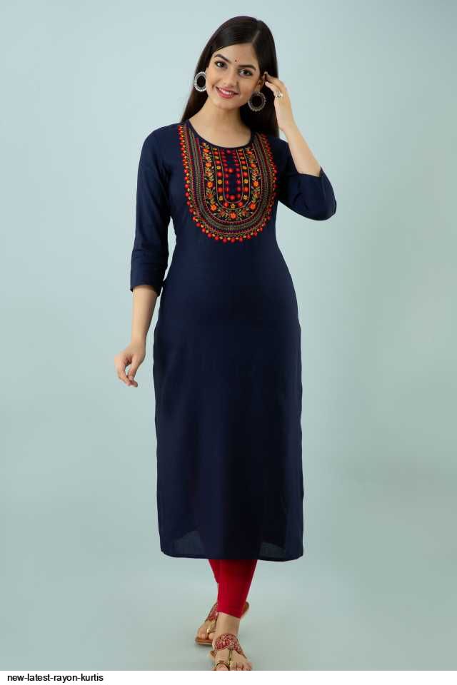 NEW DESIGN RAYON KURTIS 1722
