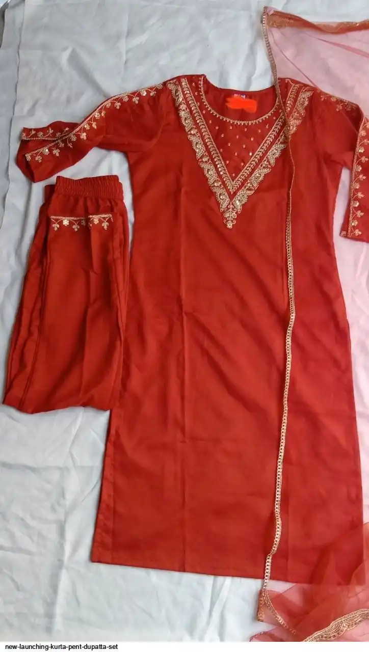 NEW LAUNCHING KURTA PENT DUPATTA SET B