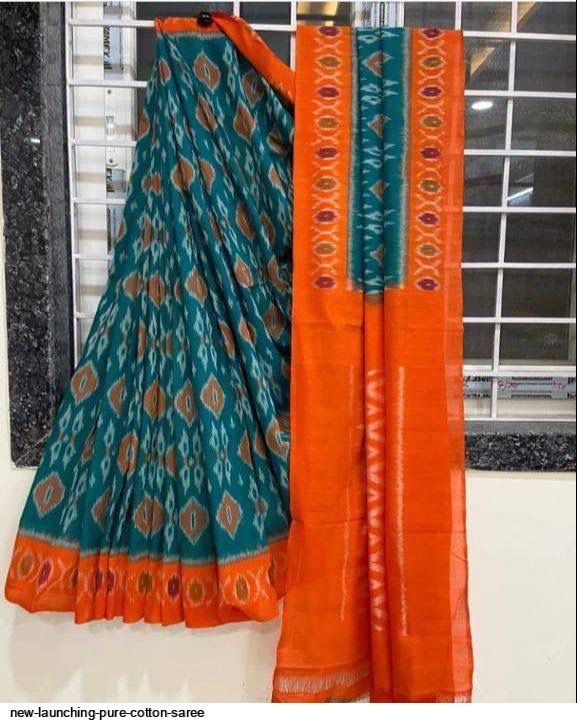 Buy OM SAI LATEST CREATION Soft Cotton & Silk Saree For Women Half Sarees  Under 349 2020 Beautiful For Women saree free size with blouse piece  (NevyBlue) at Amazon.in