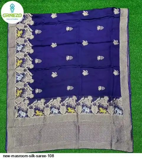 NEW MASROOM SILK SAREE 108