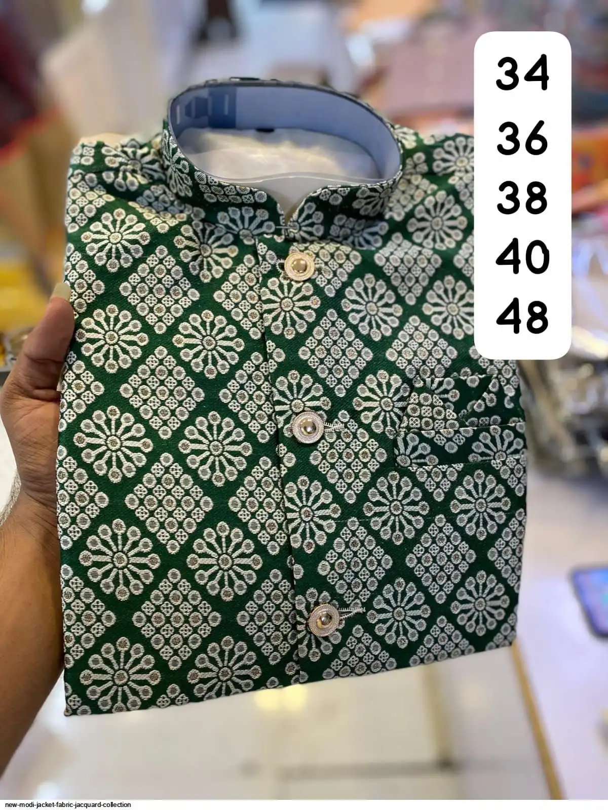 new Modi Jacket Fabric jacquard collection