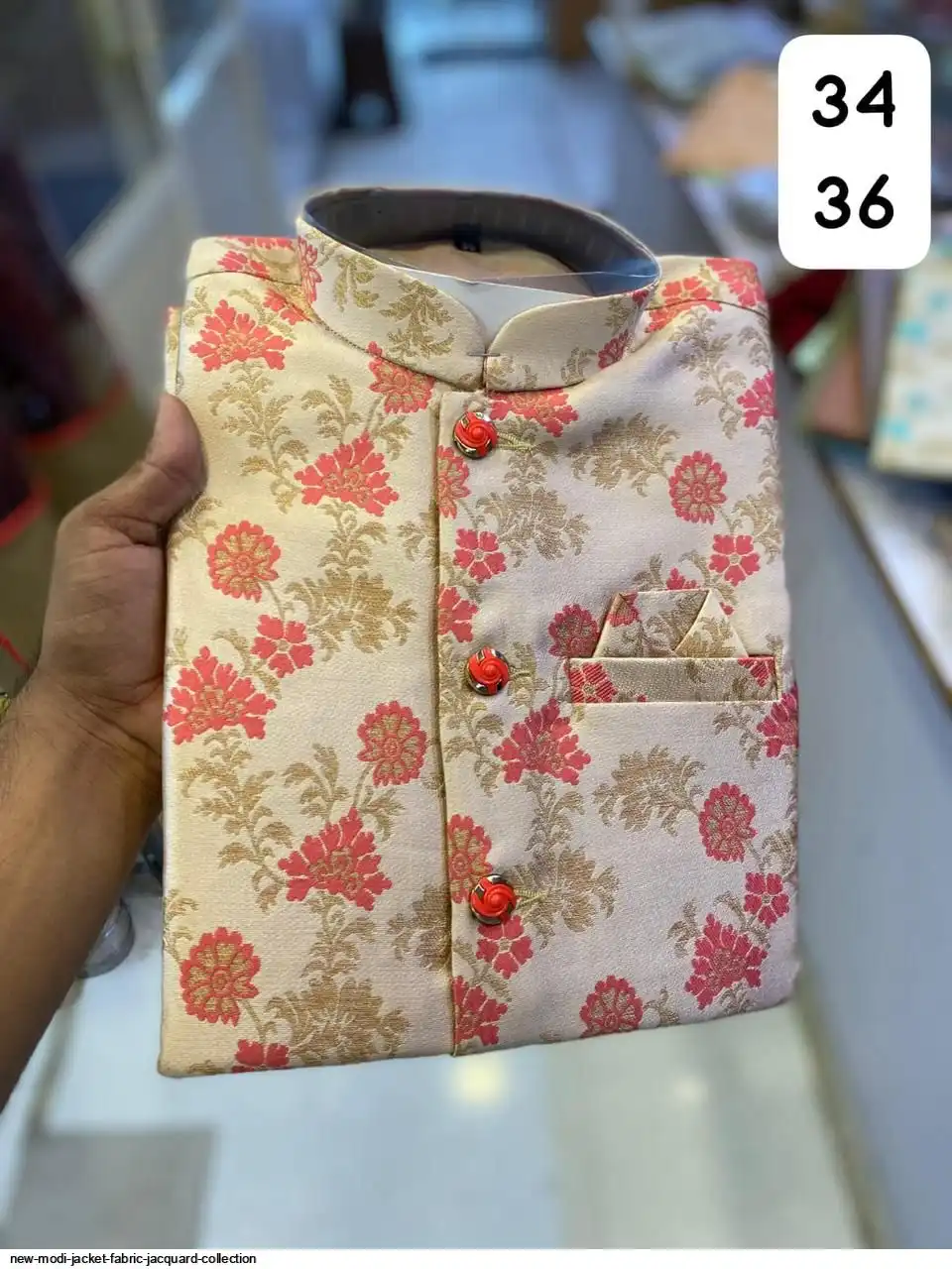 new Modi Jacket Fabric jacquard collection