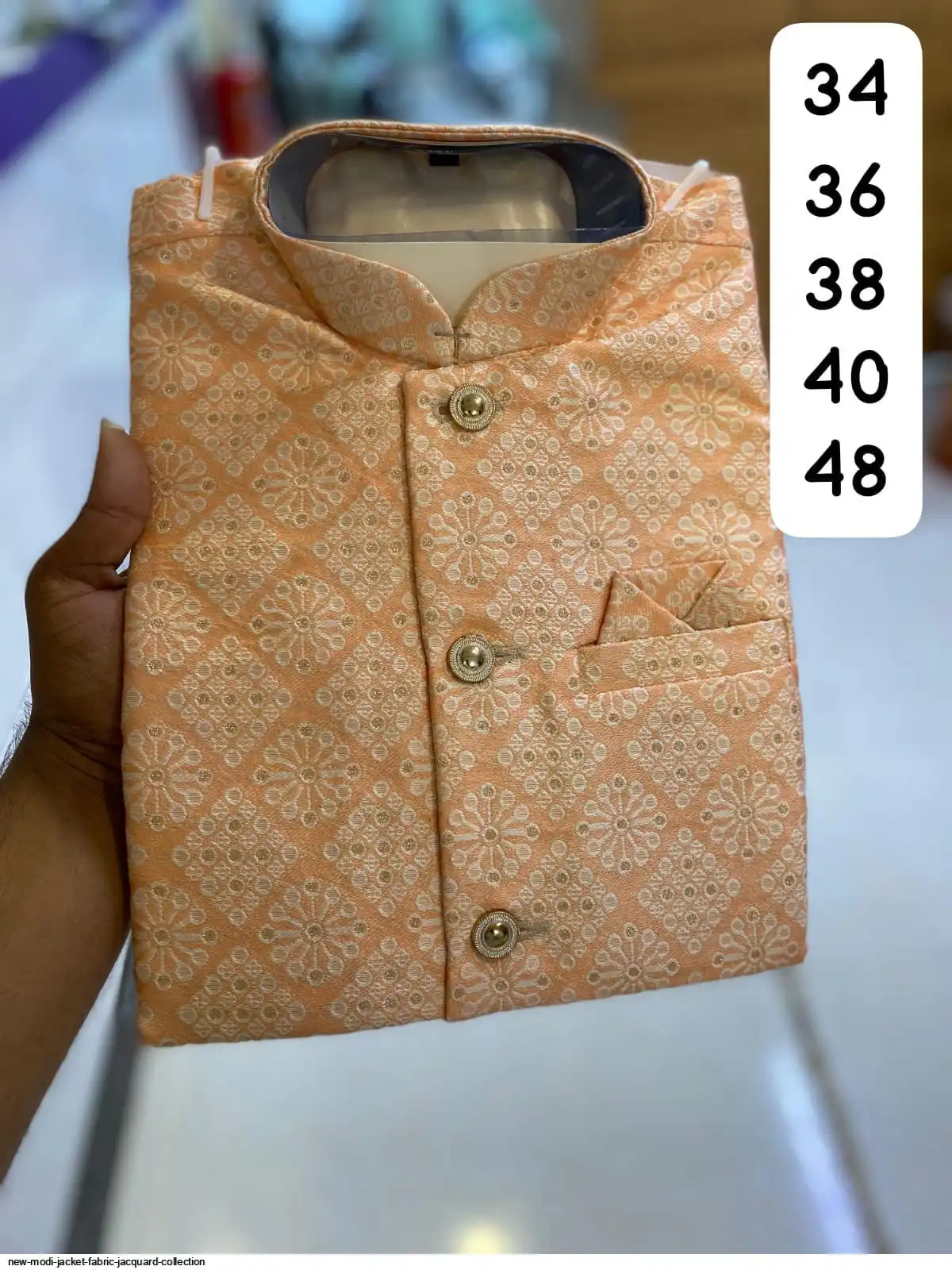 new Modi Jacket Fabric jacquard collection