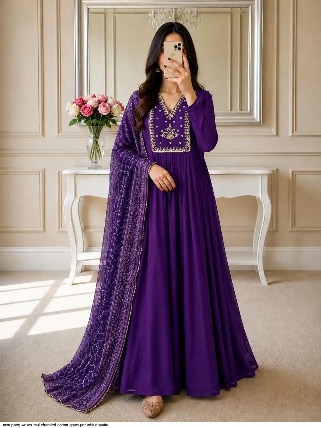 cotton party wear dress JANE dress Garden Party