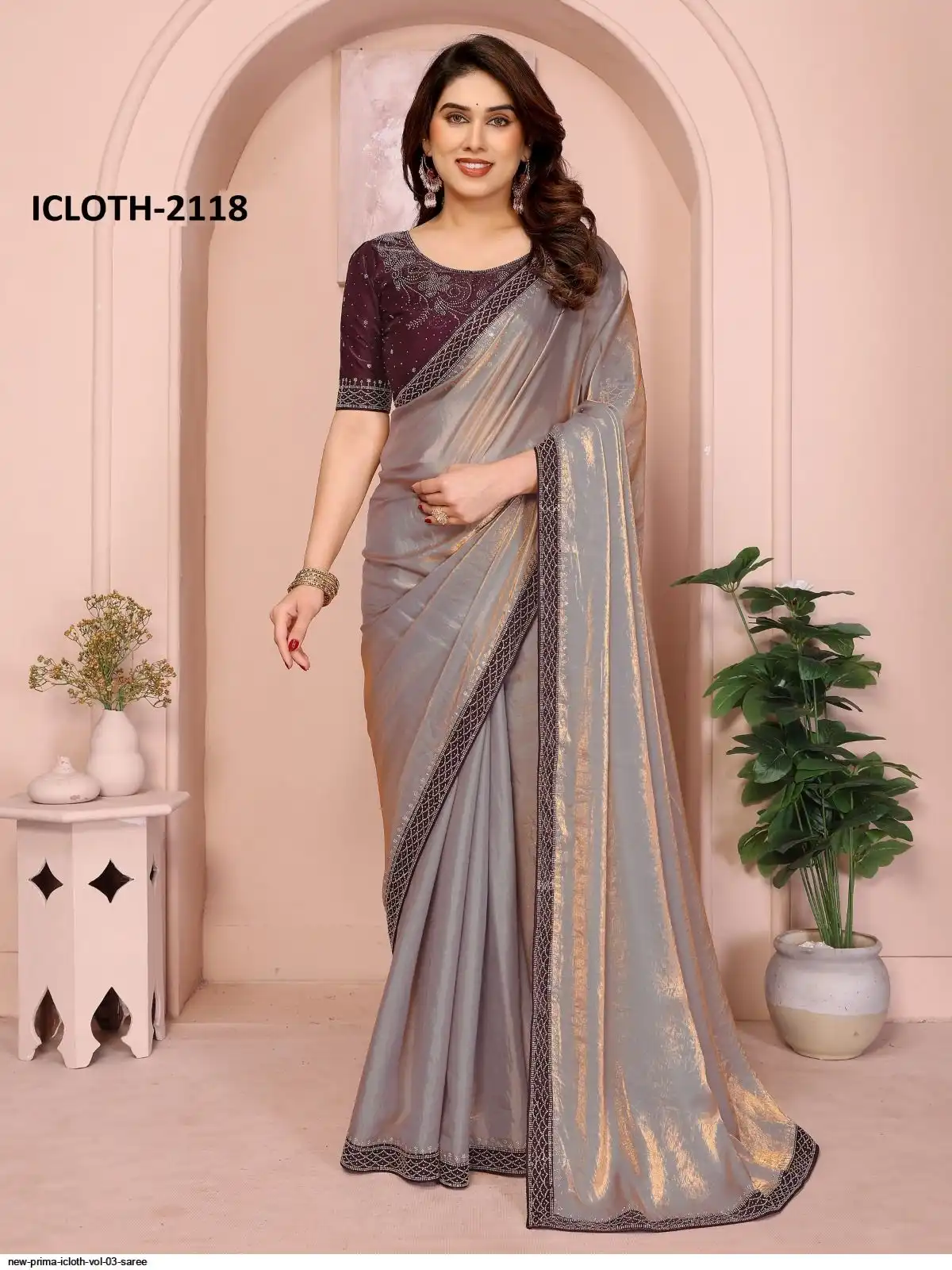 NEW PRIMA ICLOTH VOL 03 SAREE 7