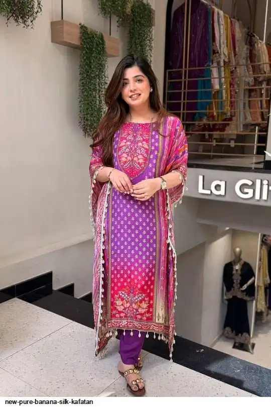 NEW PURE BANANA SILK KAFATAN 2