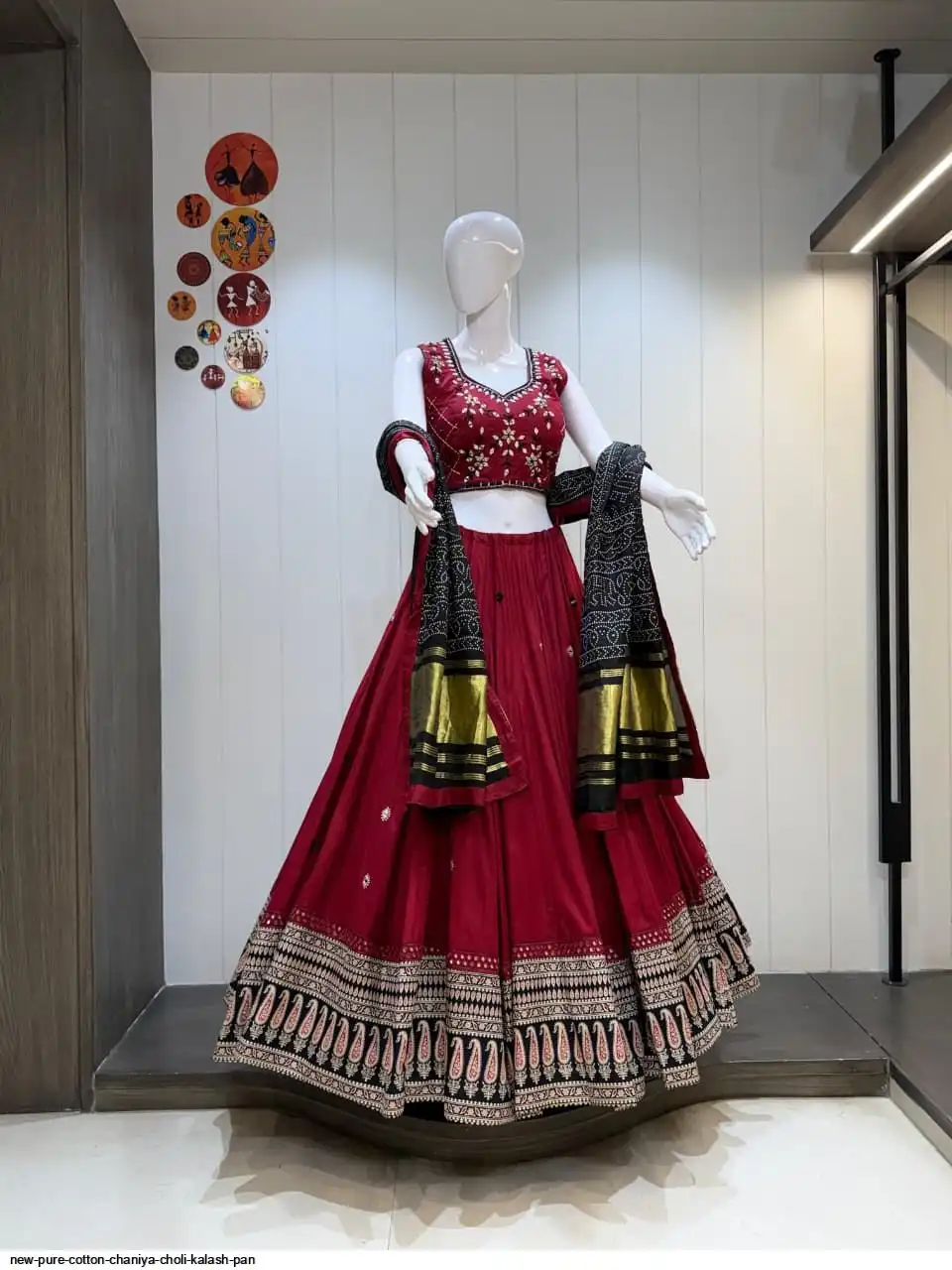 NEW PURE COTTON CHANIYA CHOLI KALASH PAN 4
