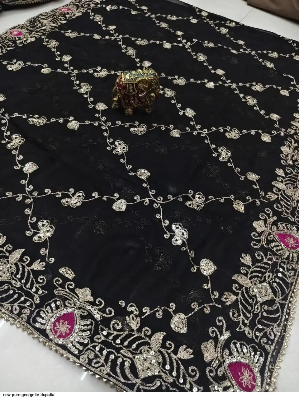 NEW PURE GEORGETTE DUPATTA 12