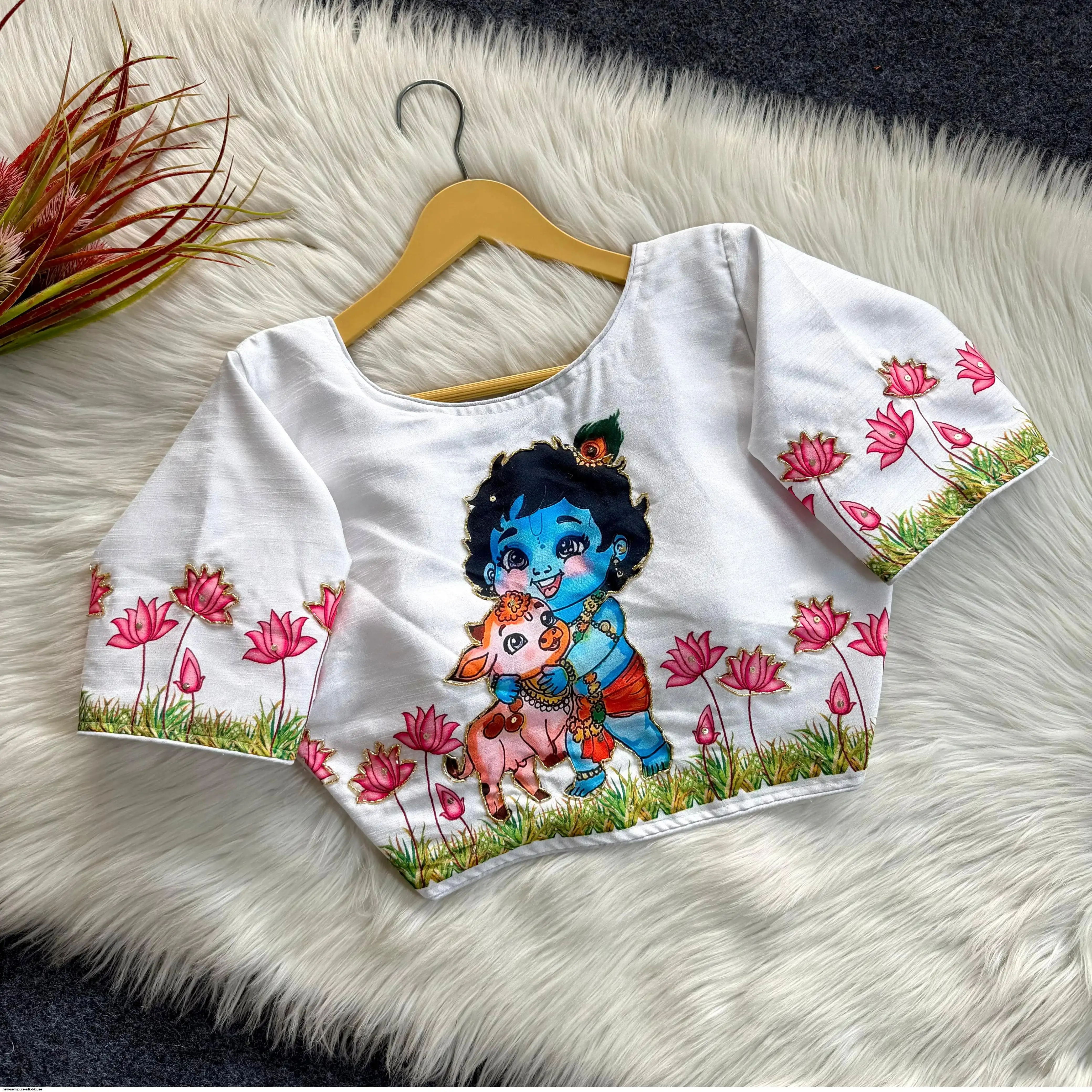 NEW SEMIPURE SILK BLOUSE 1