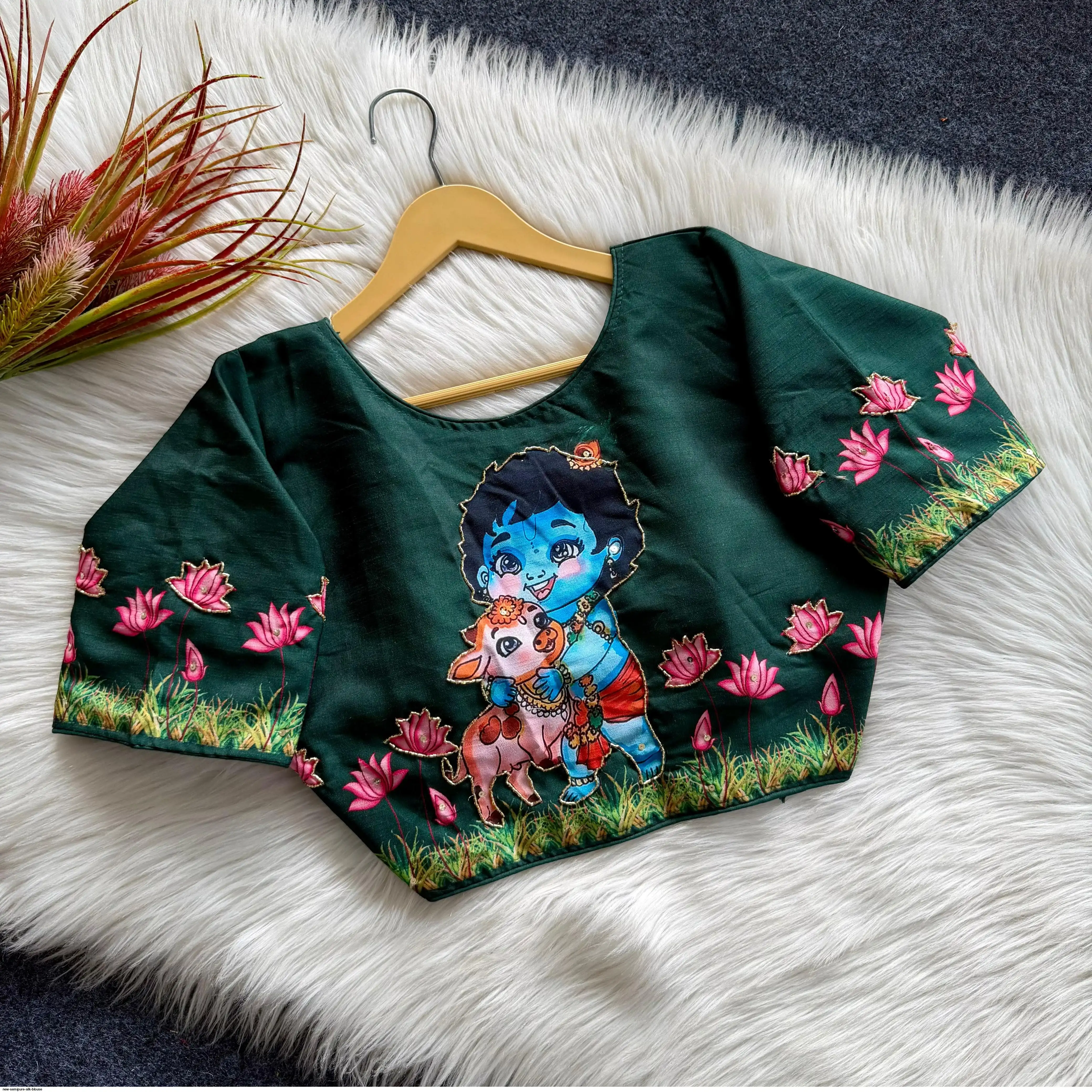NEW SEMIPURE SILK BLOUSE 4