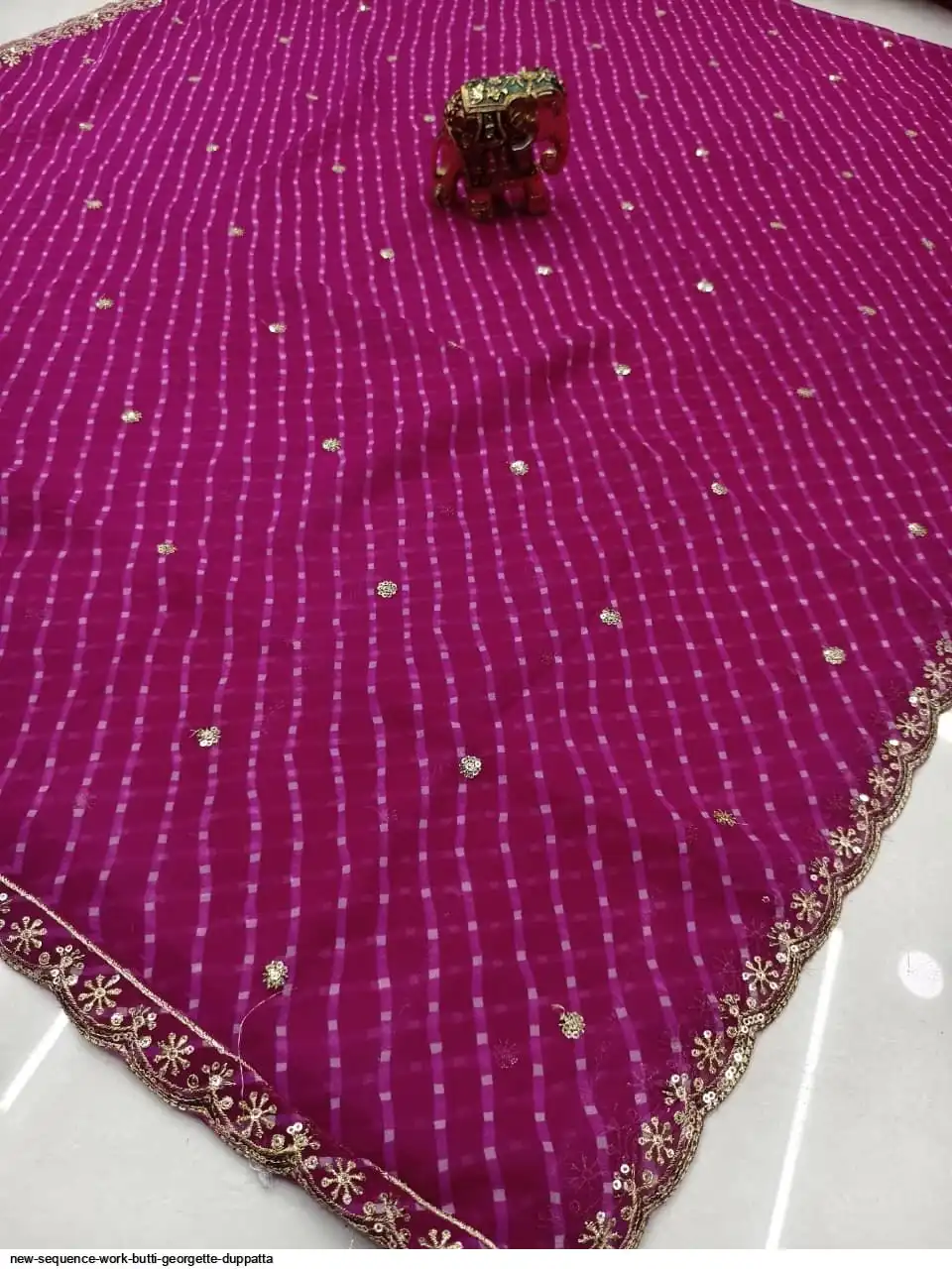 NEW SEQUENCE WORK BUTTI GEORGETTE DUPPATTA 2