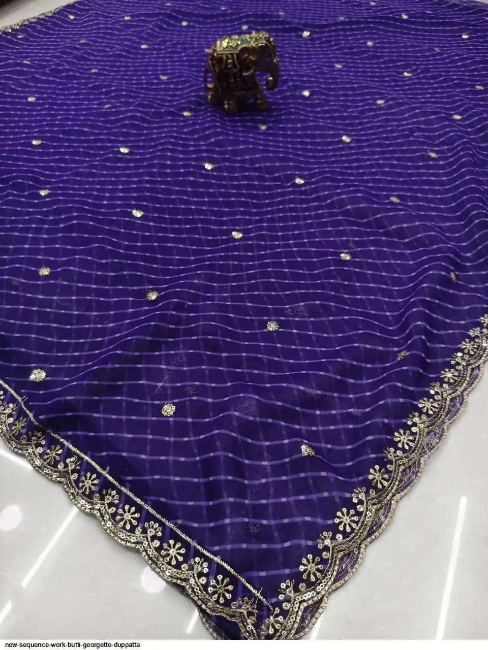 NEW SEQUENCE WORK BUTTI GEORGETTE DUPPATTA 4