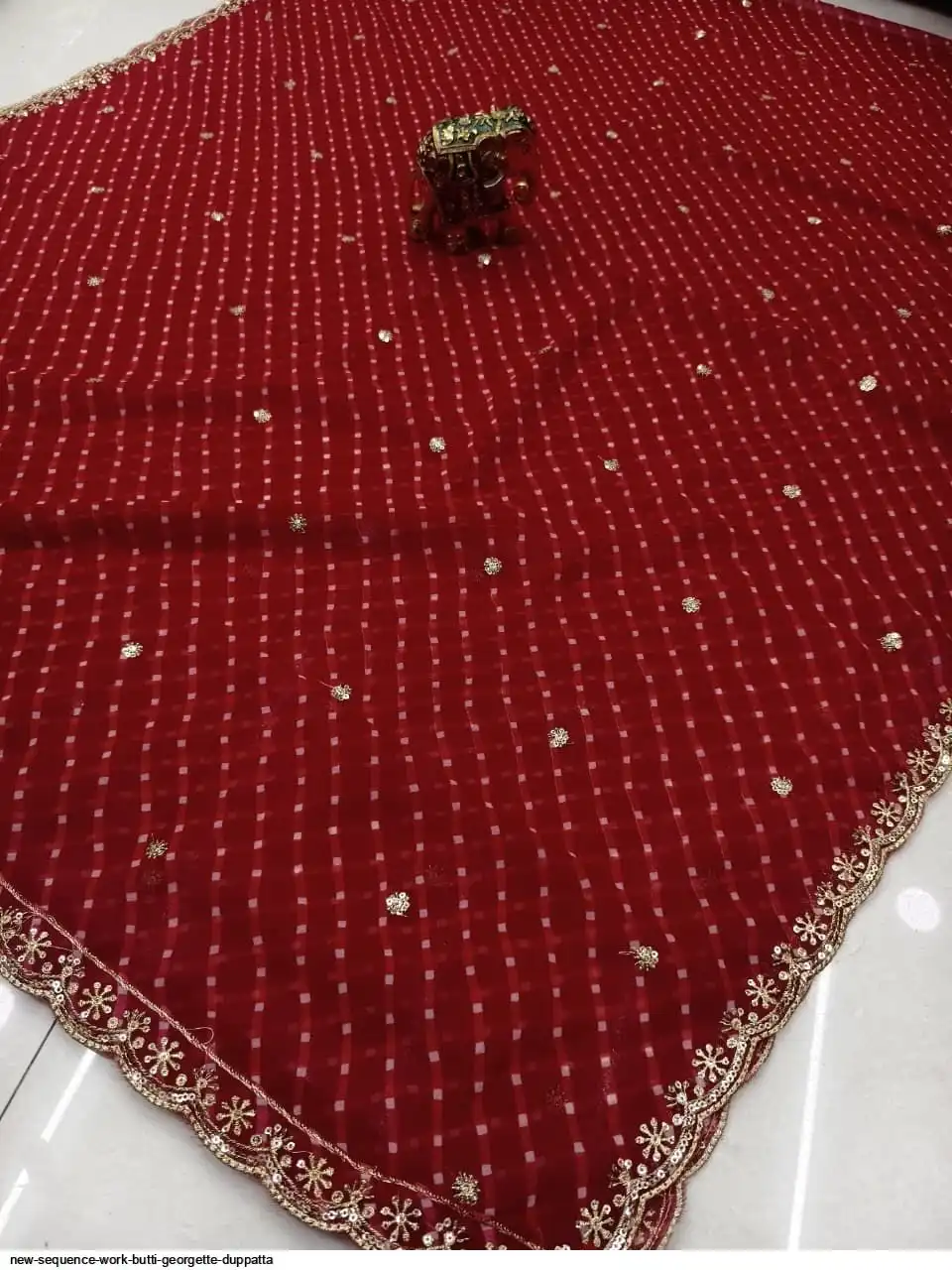 NEW SEQUENCE WORK BUTTI GEORGETTE DUPPATTA 5