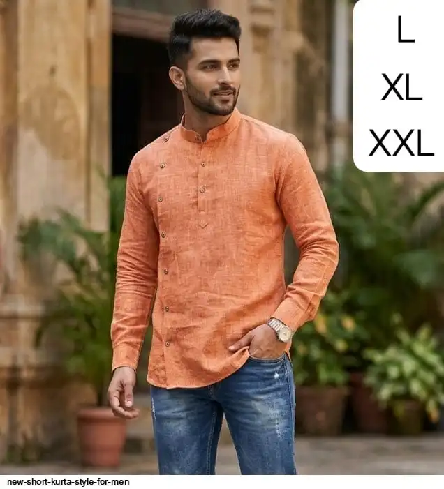 NEW SHORT KURTA STYLE FOR MEN 2