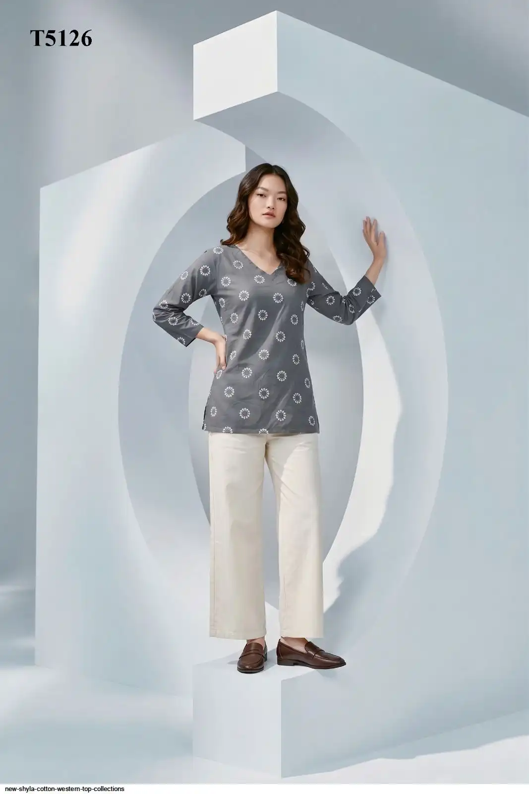 NEW SHYLA COTTON WESTERN TOP COLLECTIONS T5126