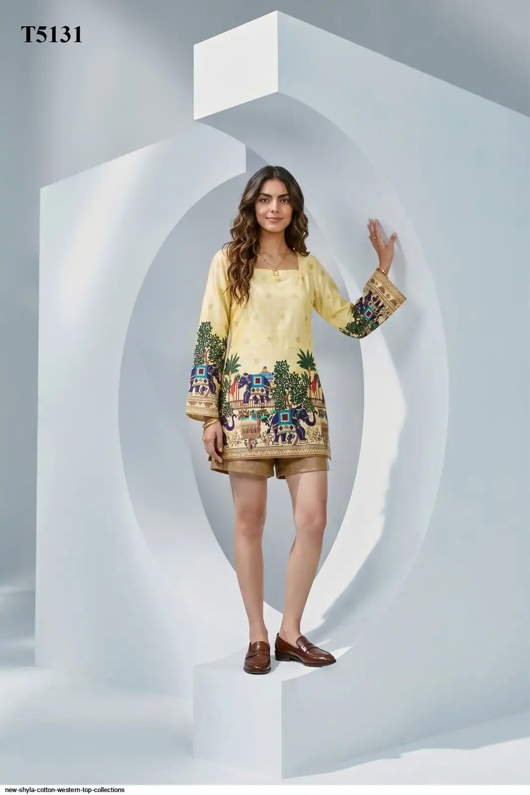 NEW SHYLA COTTON WESTERN TOP COLLECTIONS T5131