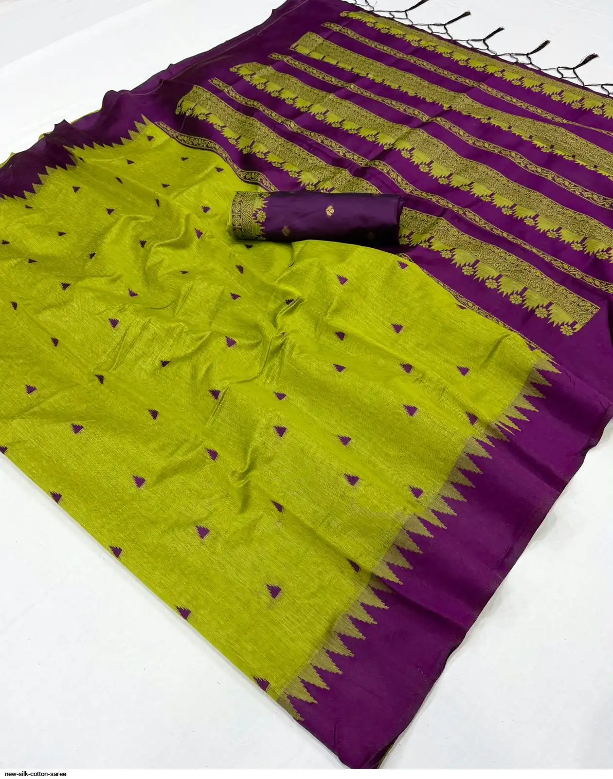 NEW SILK COTTON SAREE 1