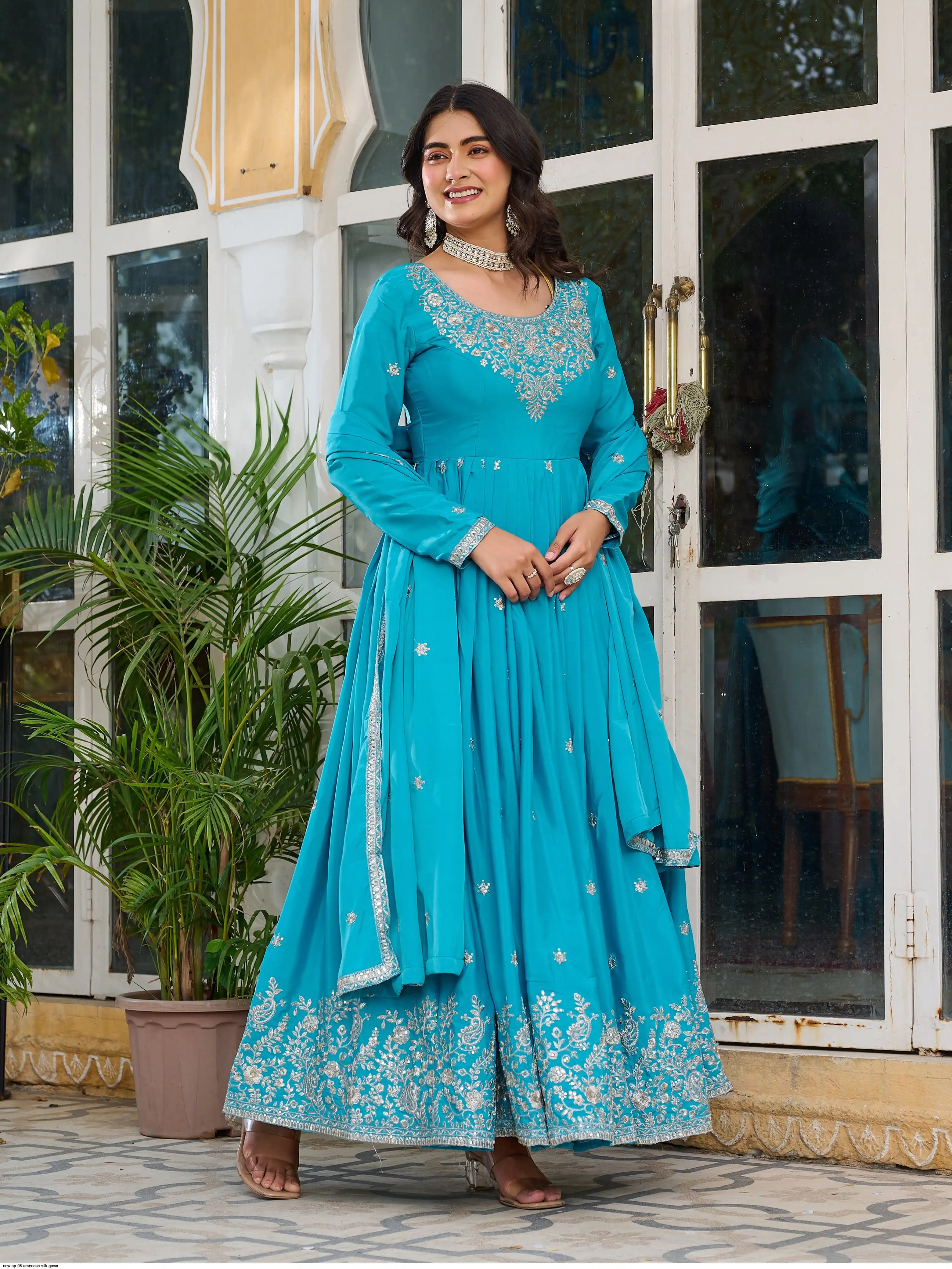 NEW SP 08 AMERICAN SILK GOWN 2