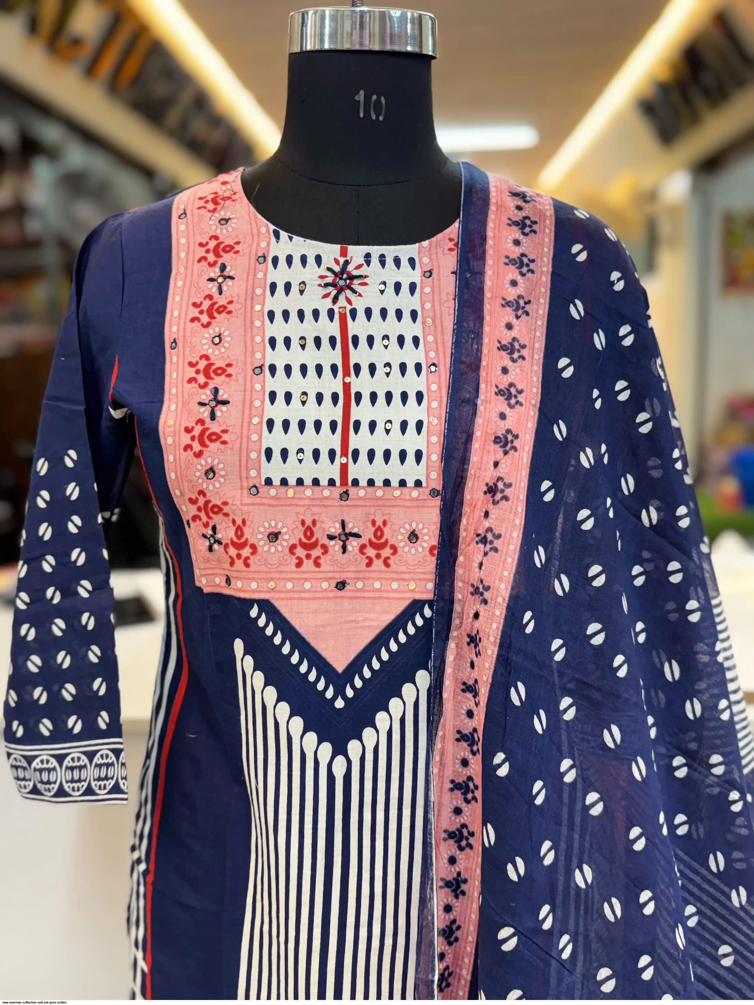 NEW SUMMER COLLECTION SUIT SET PURE COTTON B