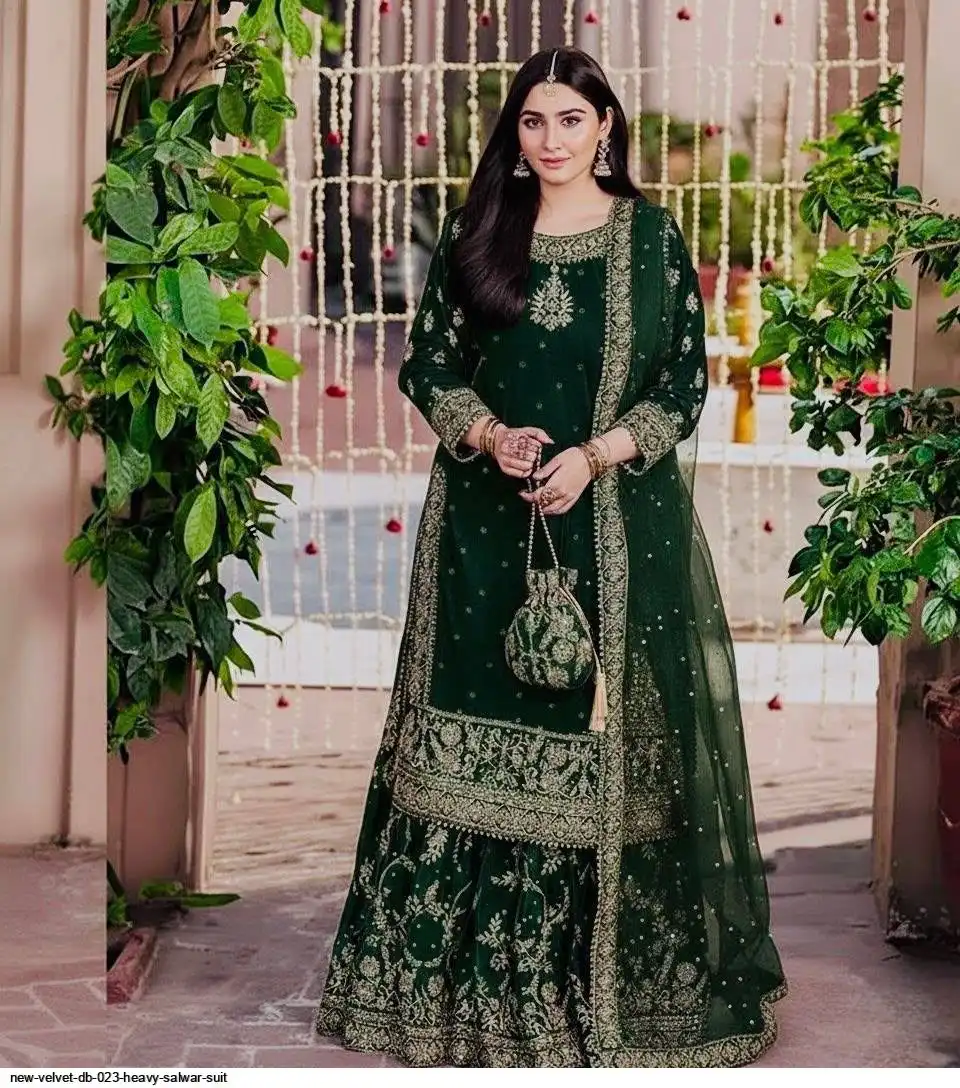 NEW VELVET DB 023 HEAVY SALWAR SUIT 2