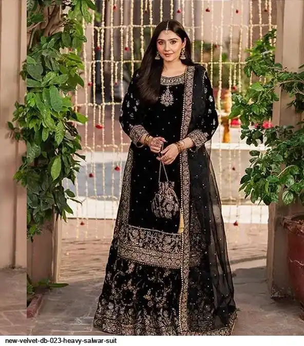 NEW VELVET DB 023 HEAVY SALWAR SUIT 3