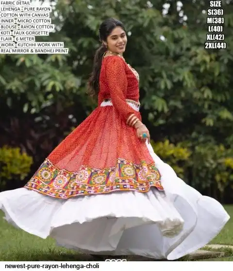 NEWEST PURE RAYON LEHENGA CHOLI