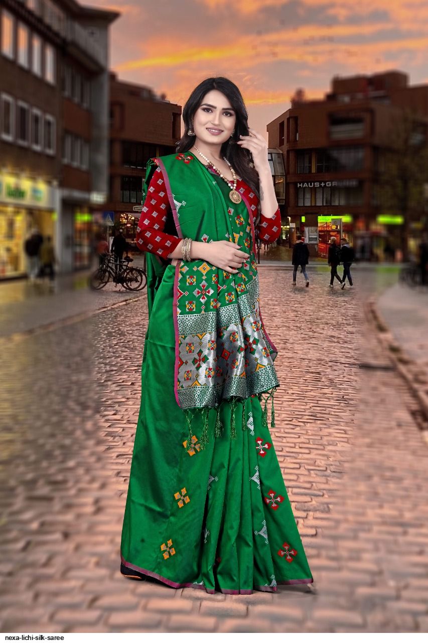 NEXA LICHI SILK SAREE B