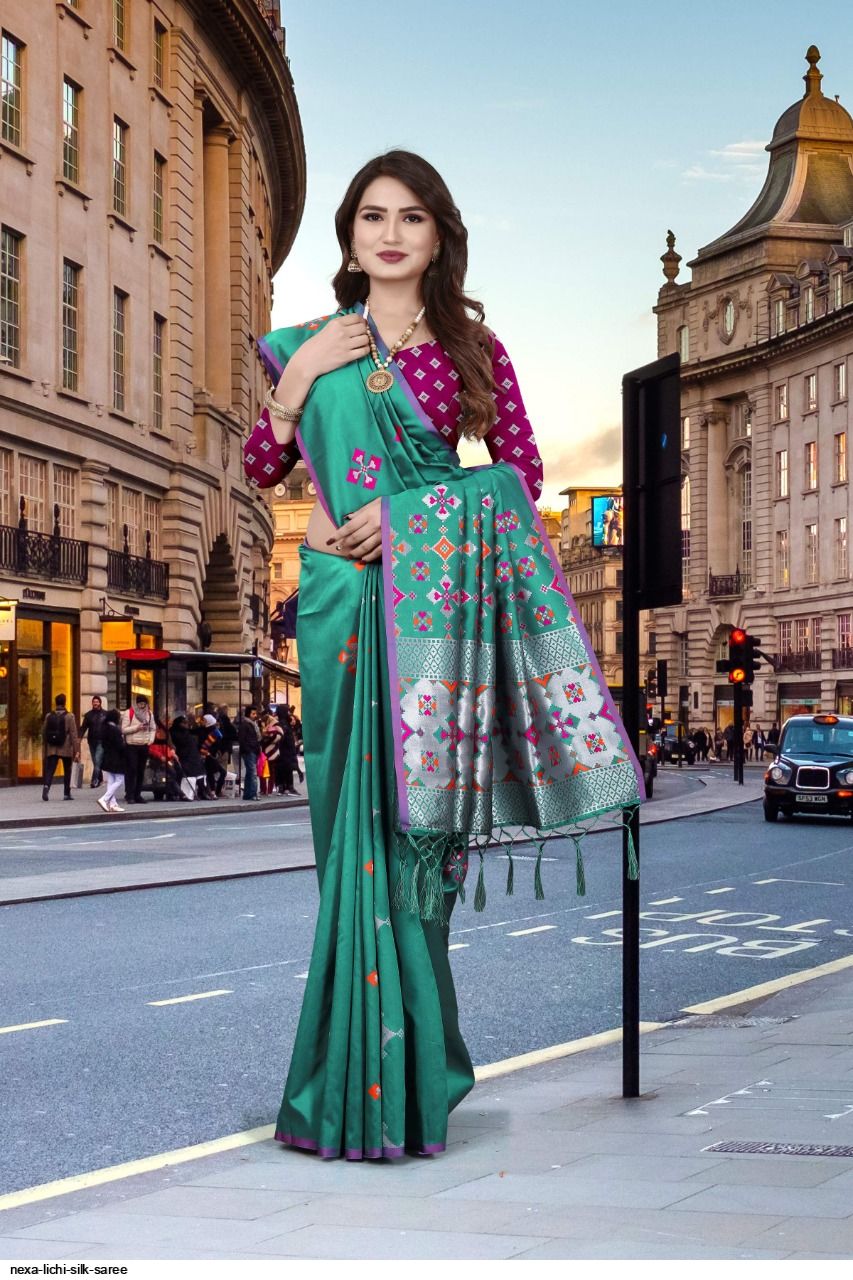 NEXA LICHI SILK SAREE C