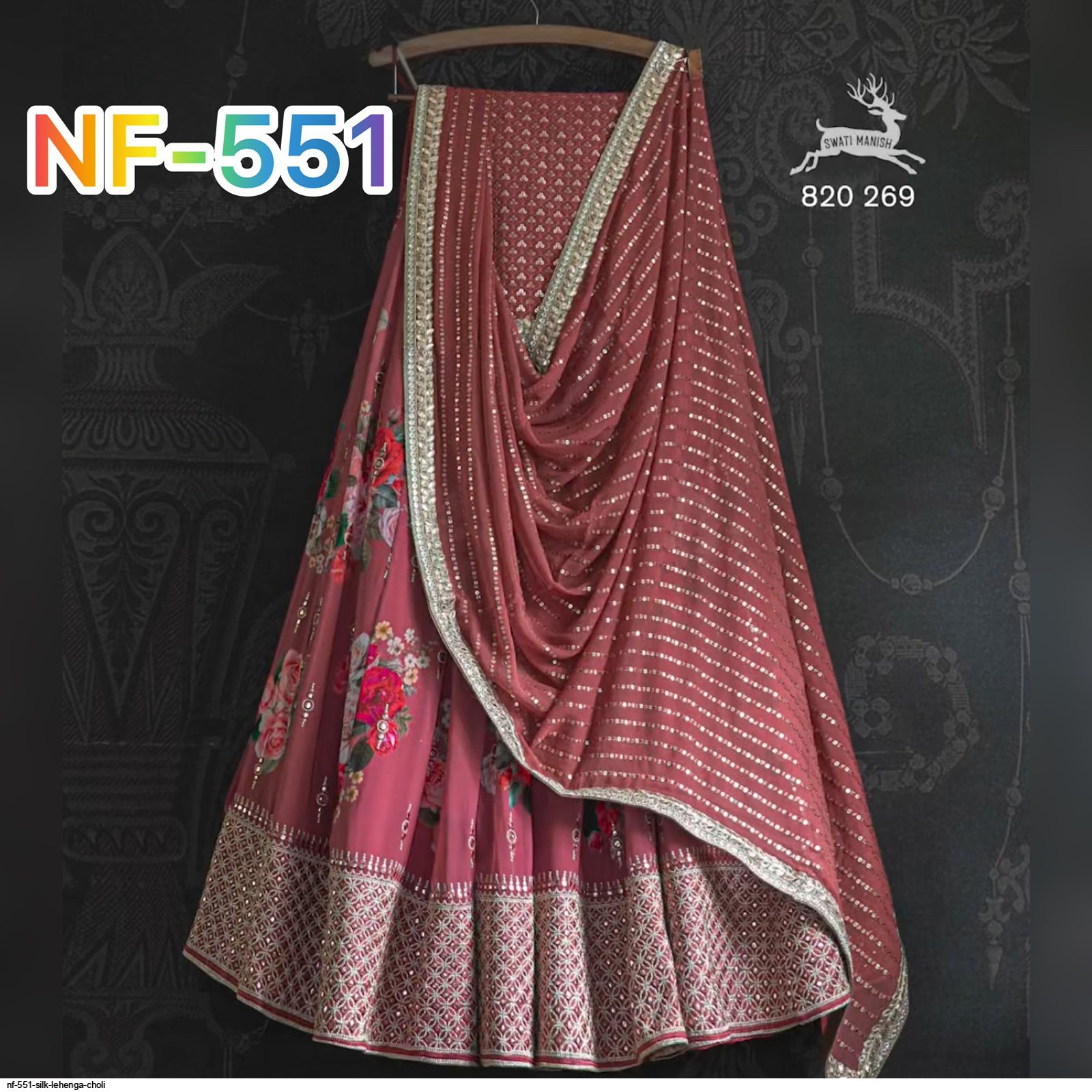 Embroidery Fabric for Lehenga Outfits