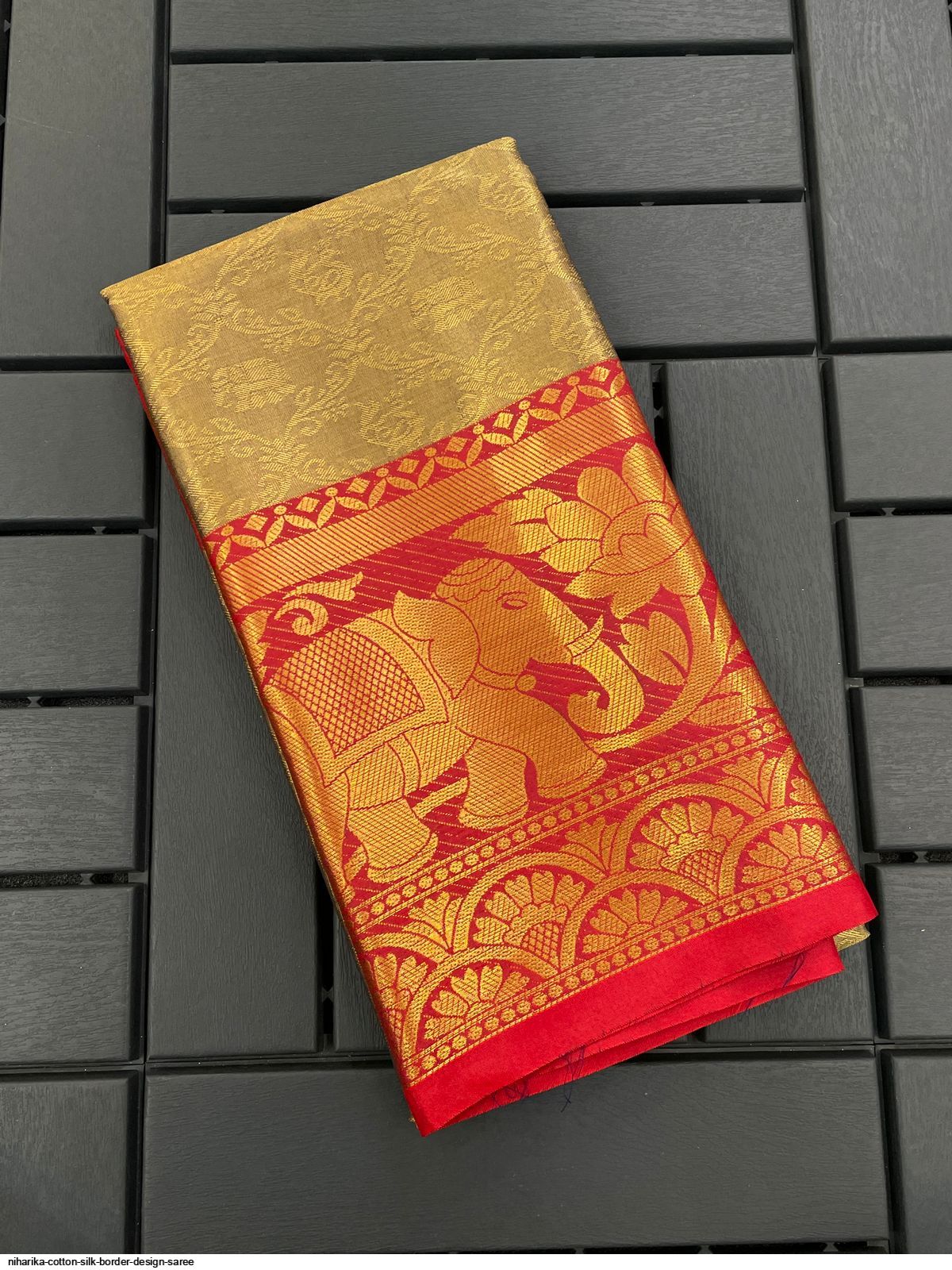 Niharika COTTON SILK BORDER DESIGN SAREE