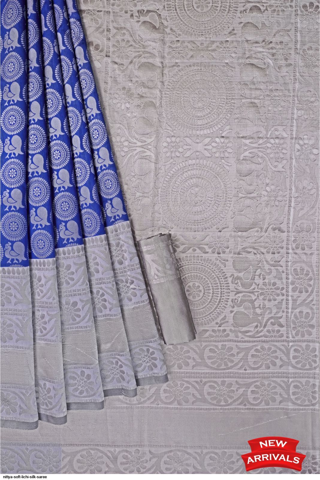 NITTYA SOFT LICHI SILK SAREE C