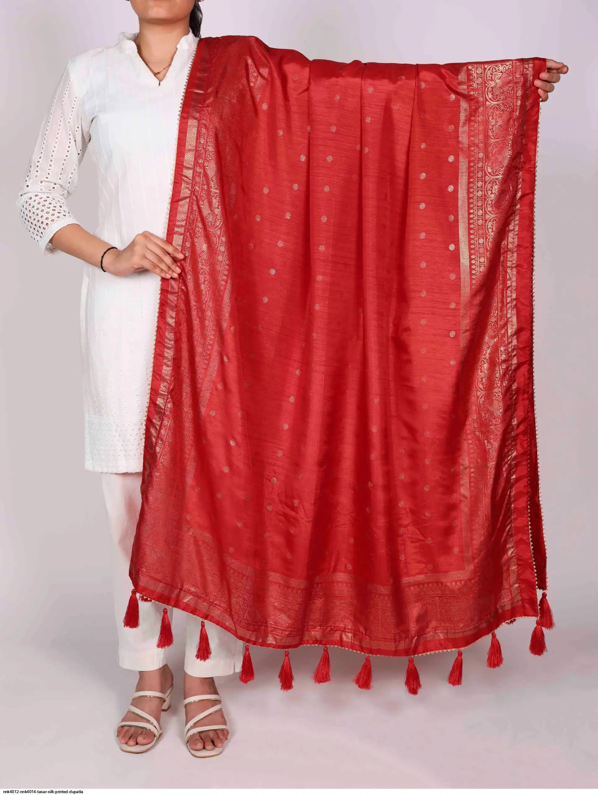 NNK4012 NNK4014 TASAR SILK PRINTED DUPATTA 15