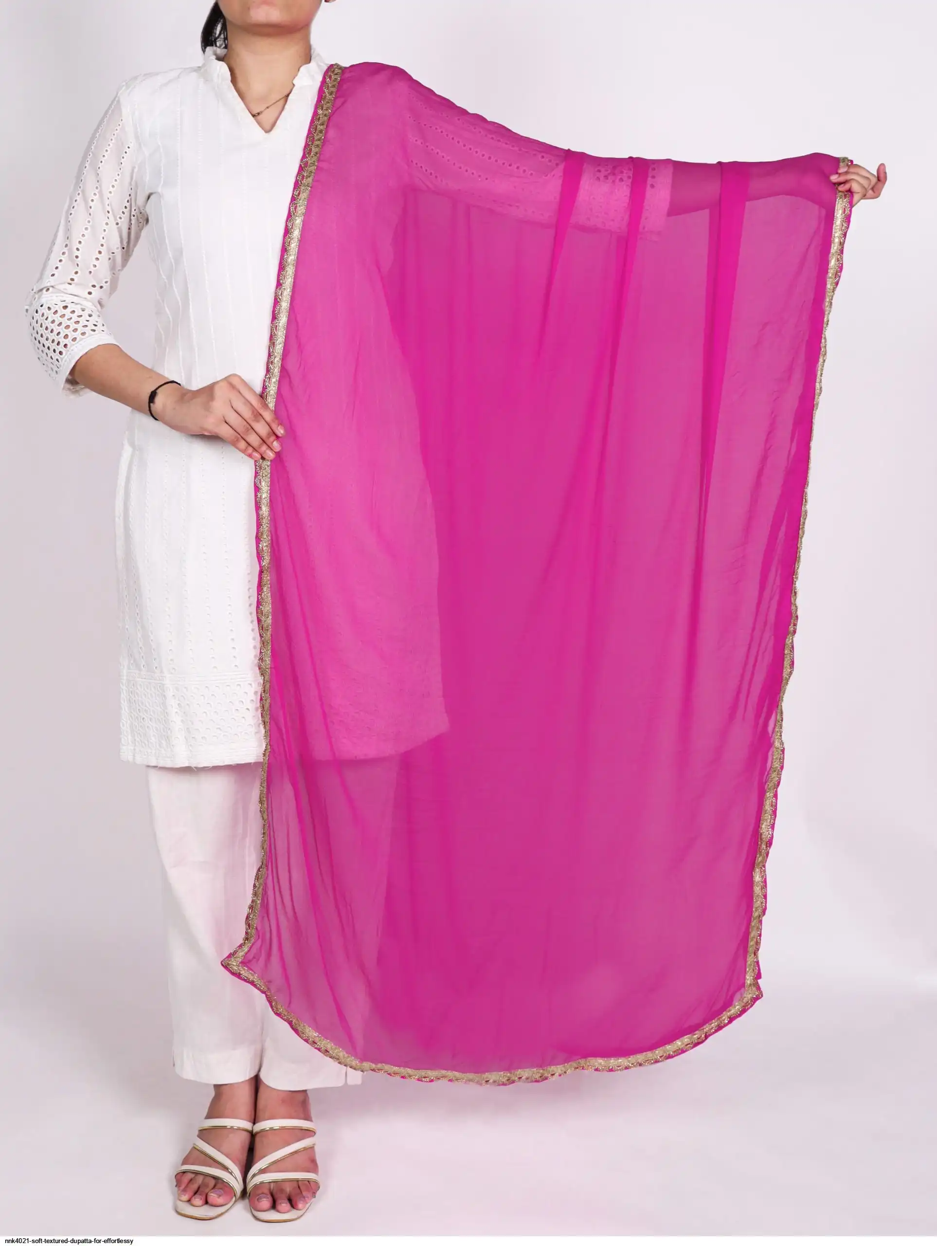 NNK4021 SOFT TEXTURED DUPATTA FOR EFFORTLESSY 6