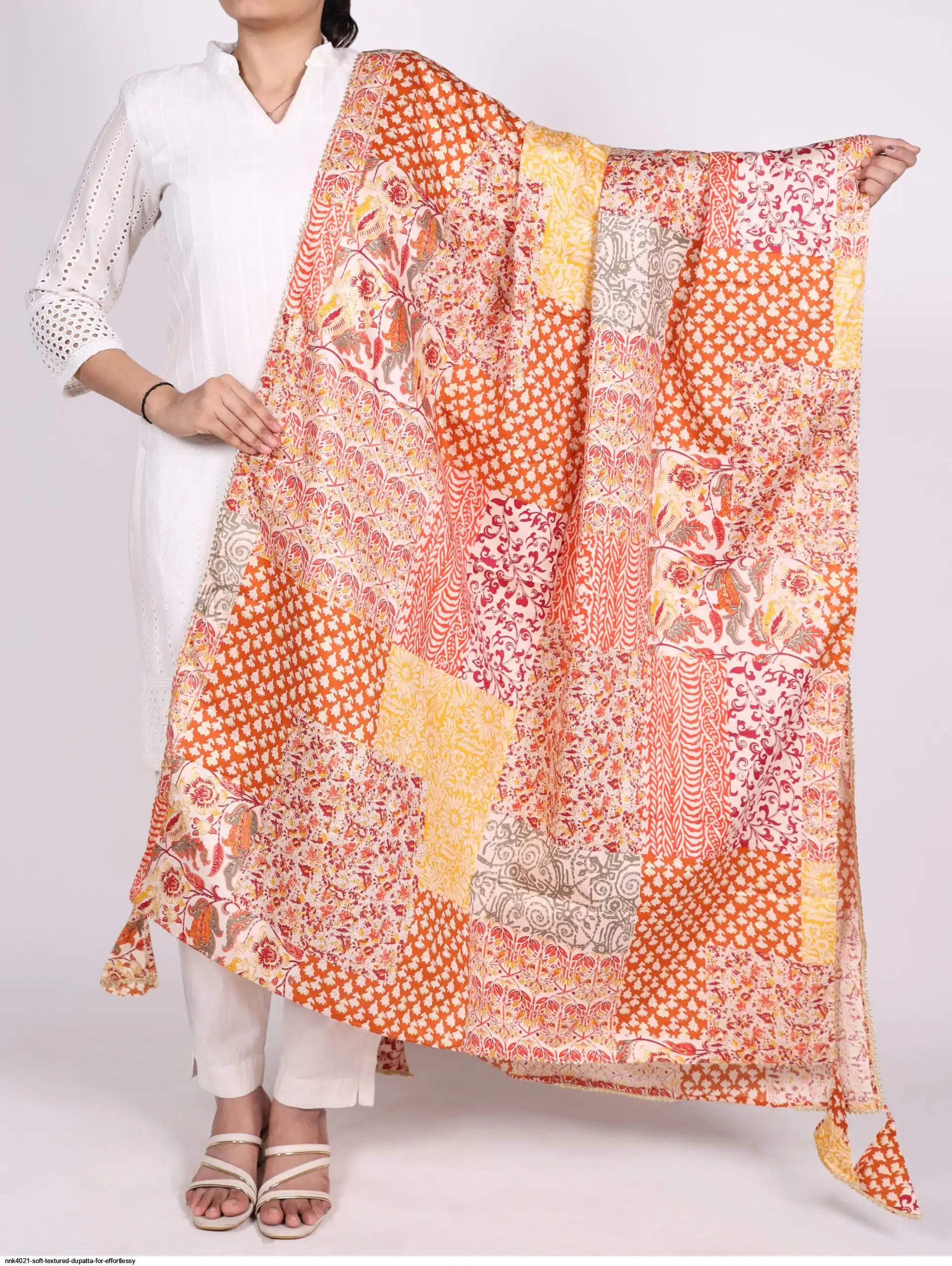 NNK4021 SOFT TEXTURED DUPATTA FOR EFFORTLESSY 12