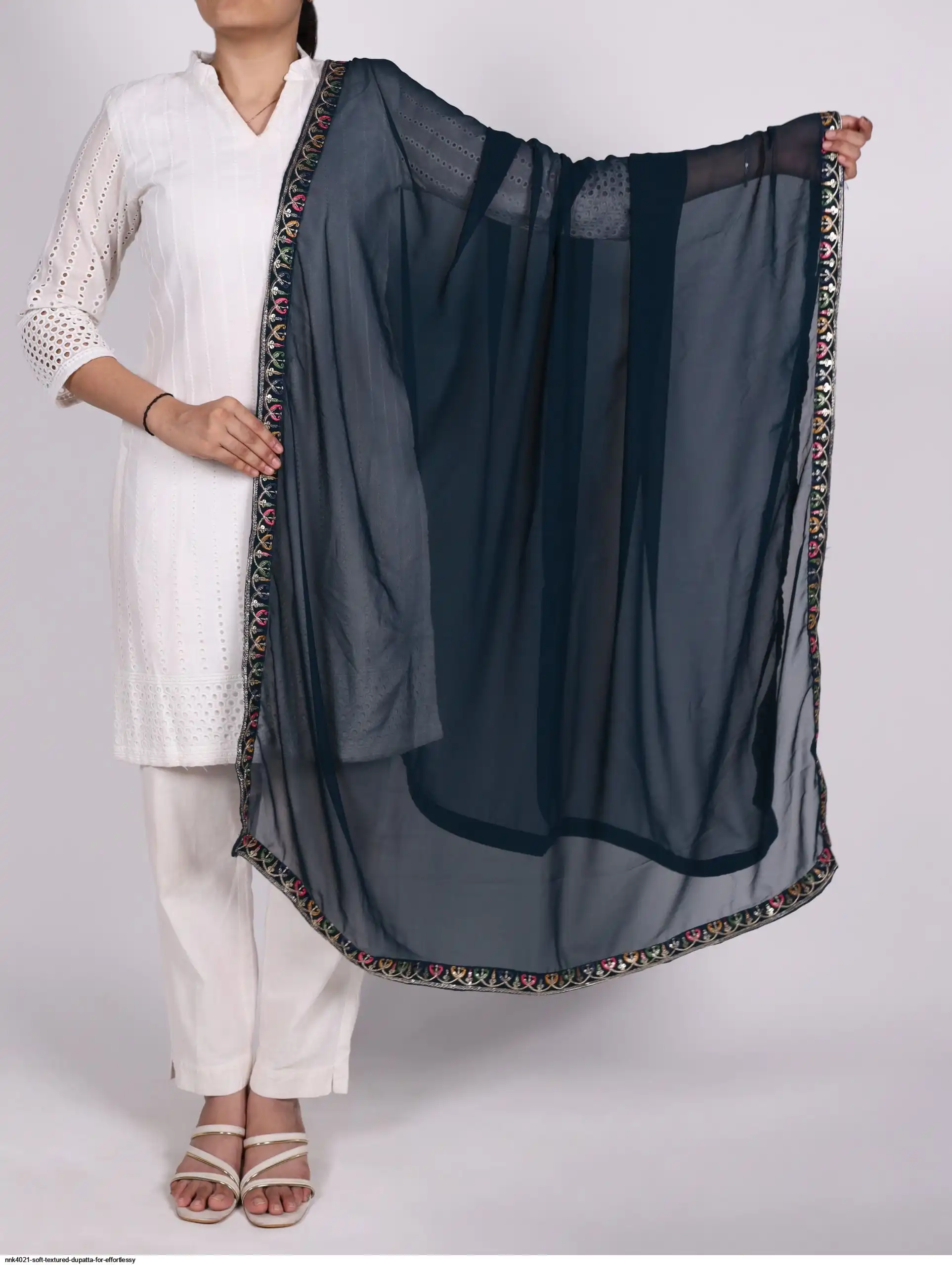 NNK4021 SOFT TEXTURED DUPATTA FOR EFFORTLESSY 13