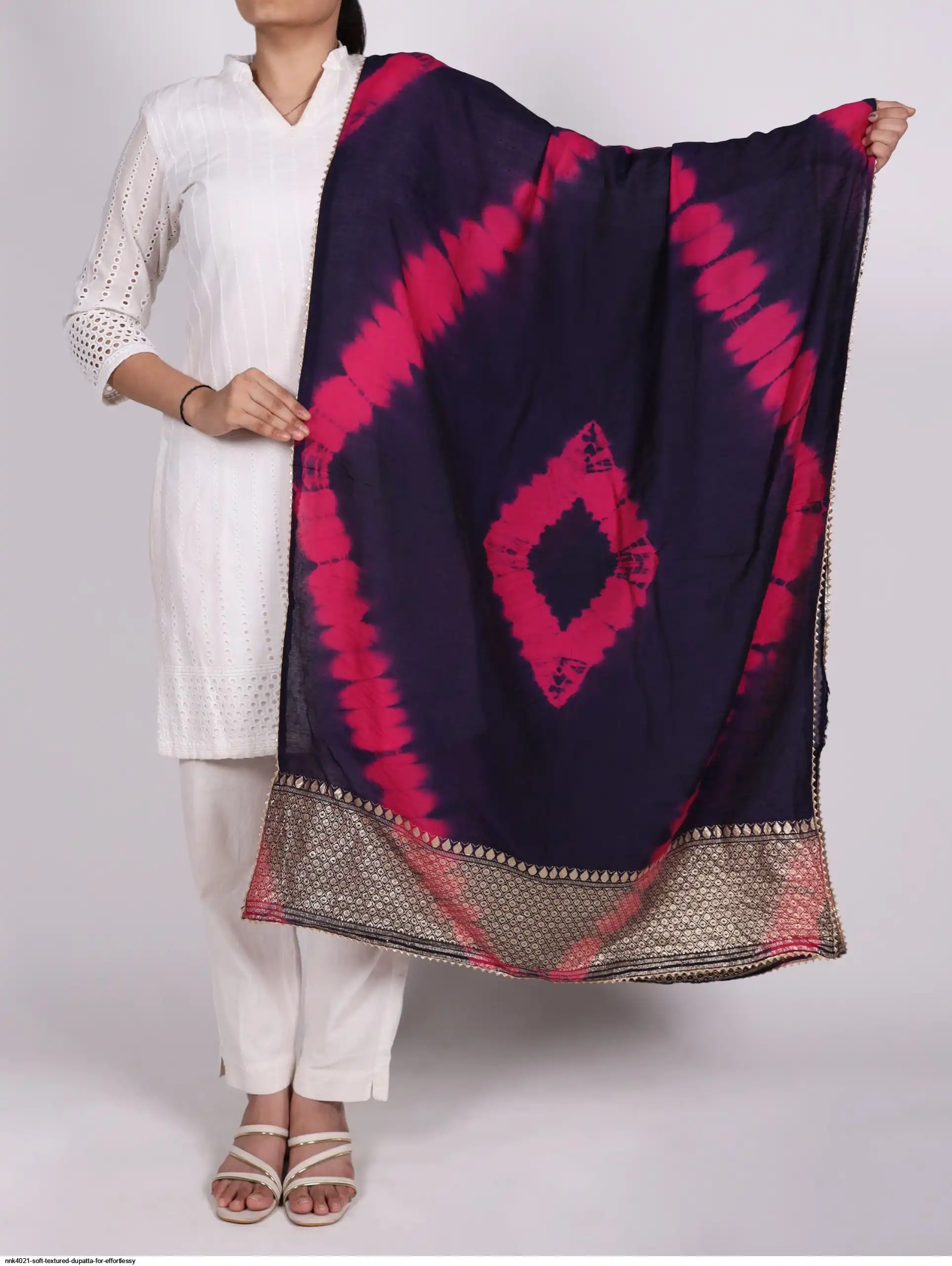NNK4021 SOFT TEXTURED DUPATTA FOR EFFORTLESSY 15