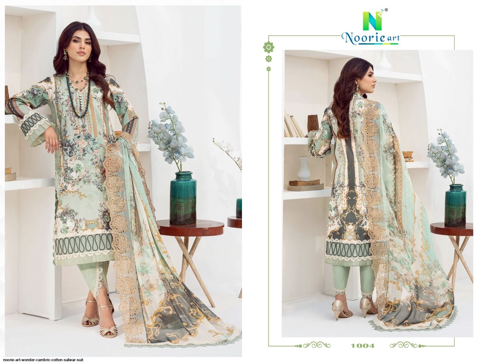 Noorie Art Wonder Cambric Cotton Salwar Suit