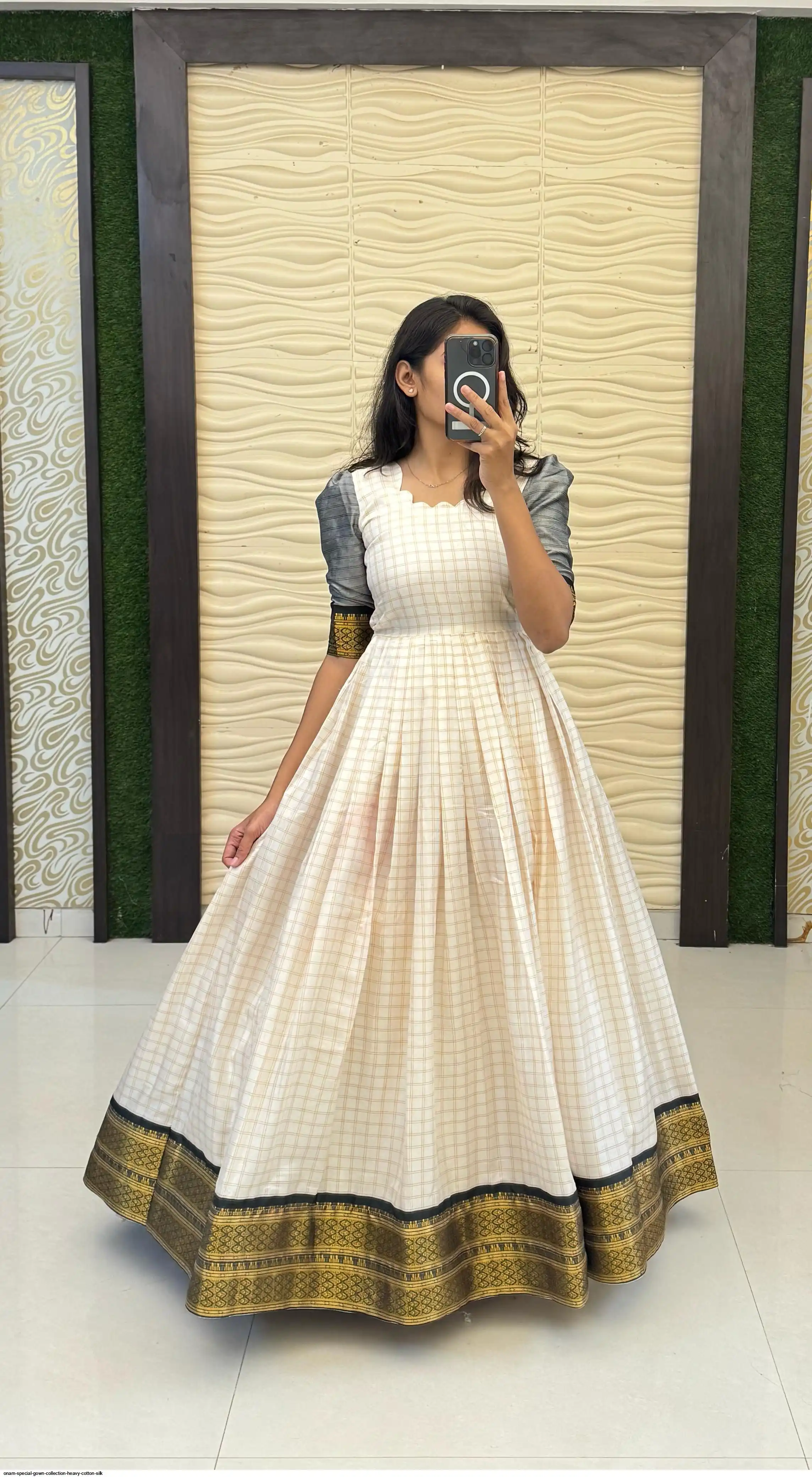 ONAM SPECIAL GOWN COLLECTION HEAVY COTTON SILK B