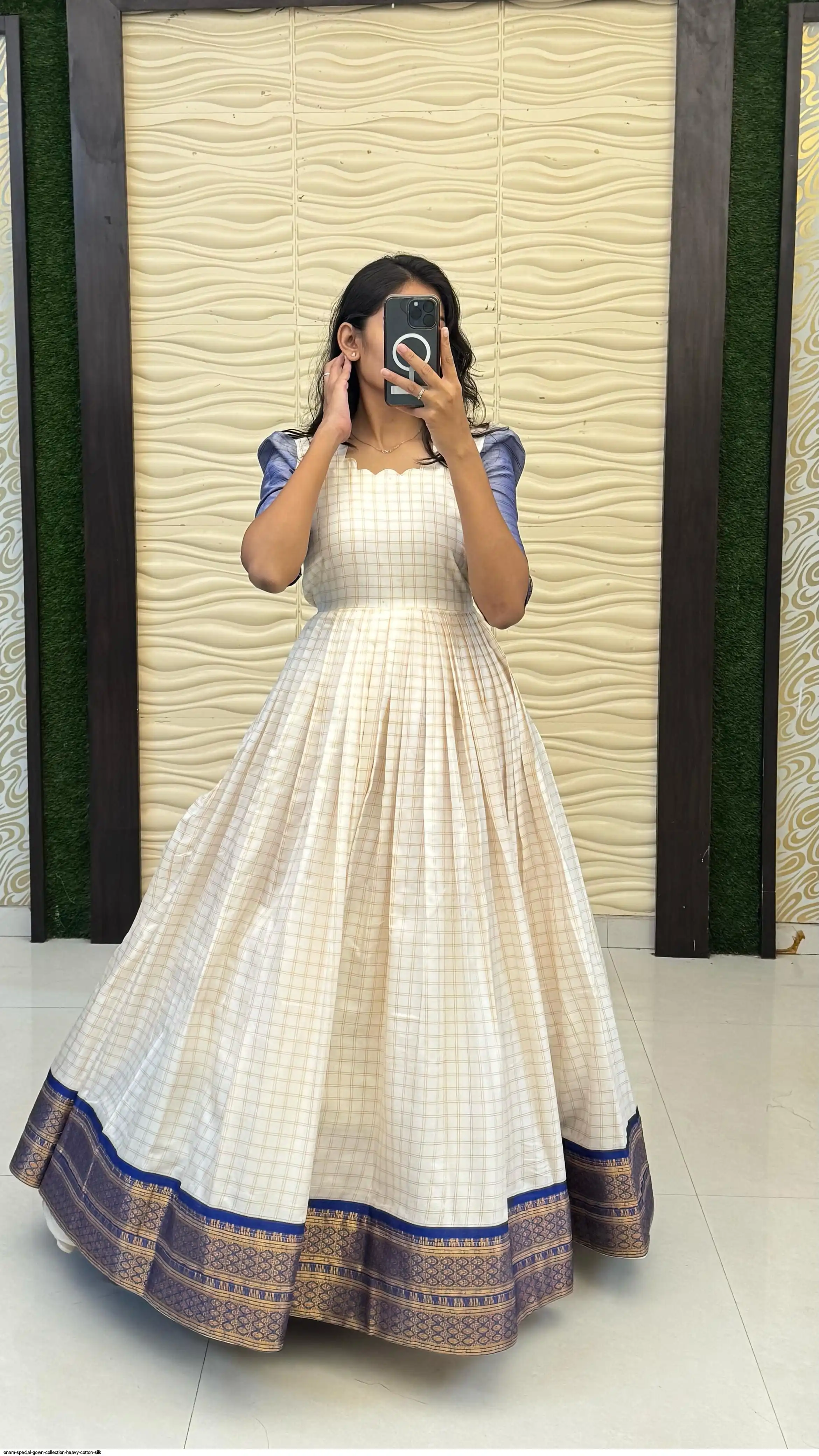 ONAM SPECIAL GOWN COLLECTION HEAVY COTTON SILK C