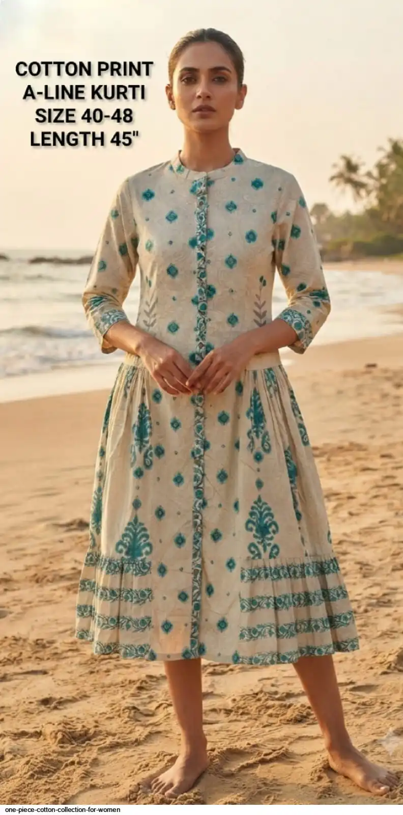 A LINE KURTI COTTON PRINT COLLECTION FOR WOMEN 9