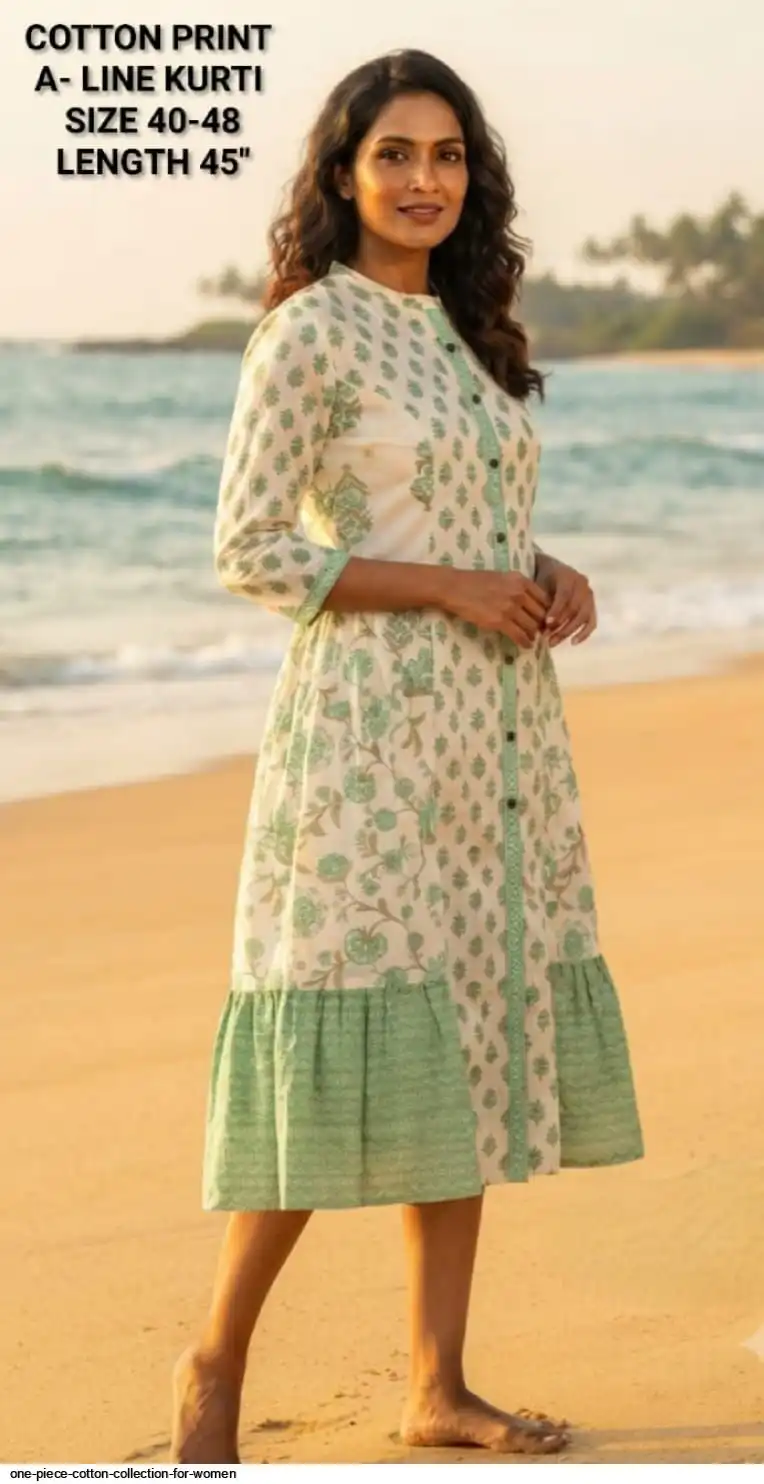 A LINE KURTI COTTON PRINT COLLECTION FOR WOMEN 7