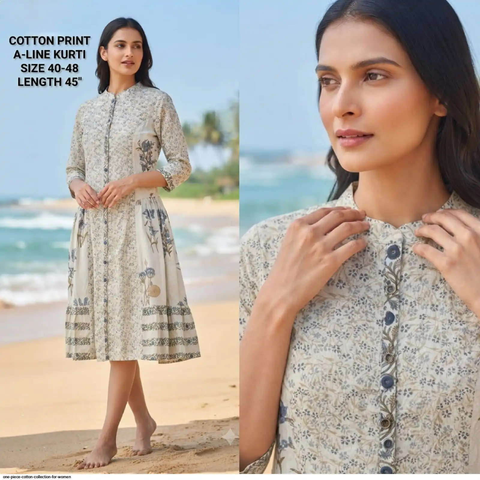 A LINE KURTI COTTON PRINT COLLECTION FOR WOMEN 21