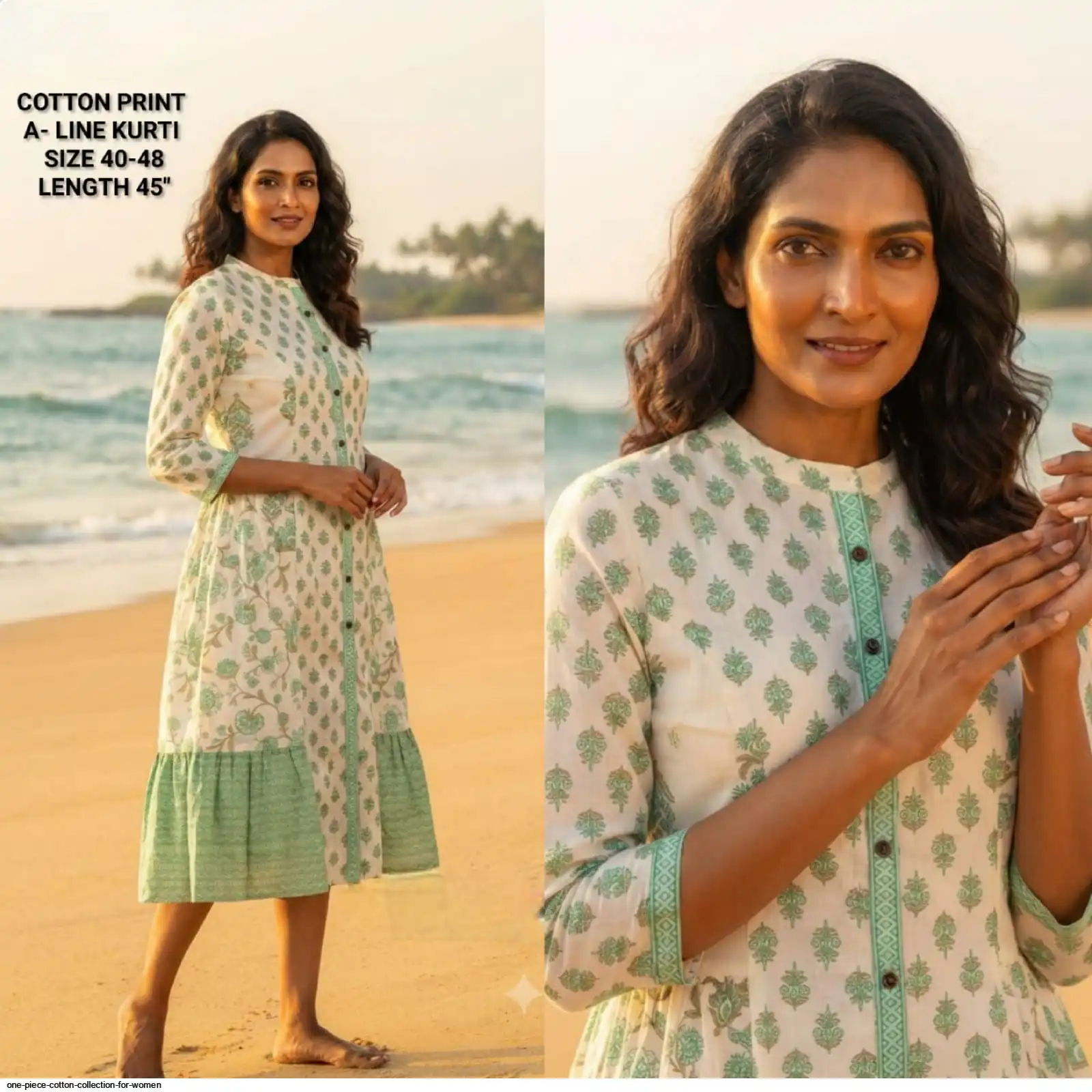 A LINE KURTI COTTON PRINT COLLECTION FOR WOMEN 22
